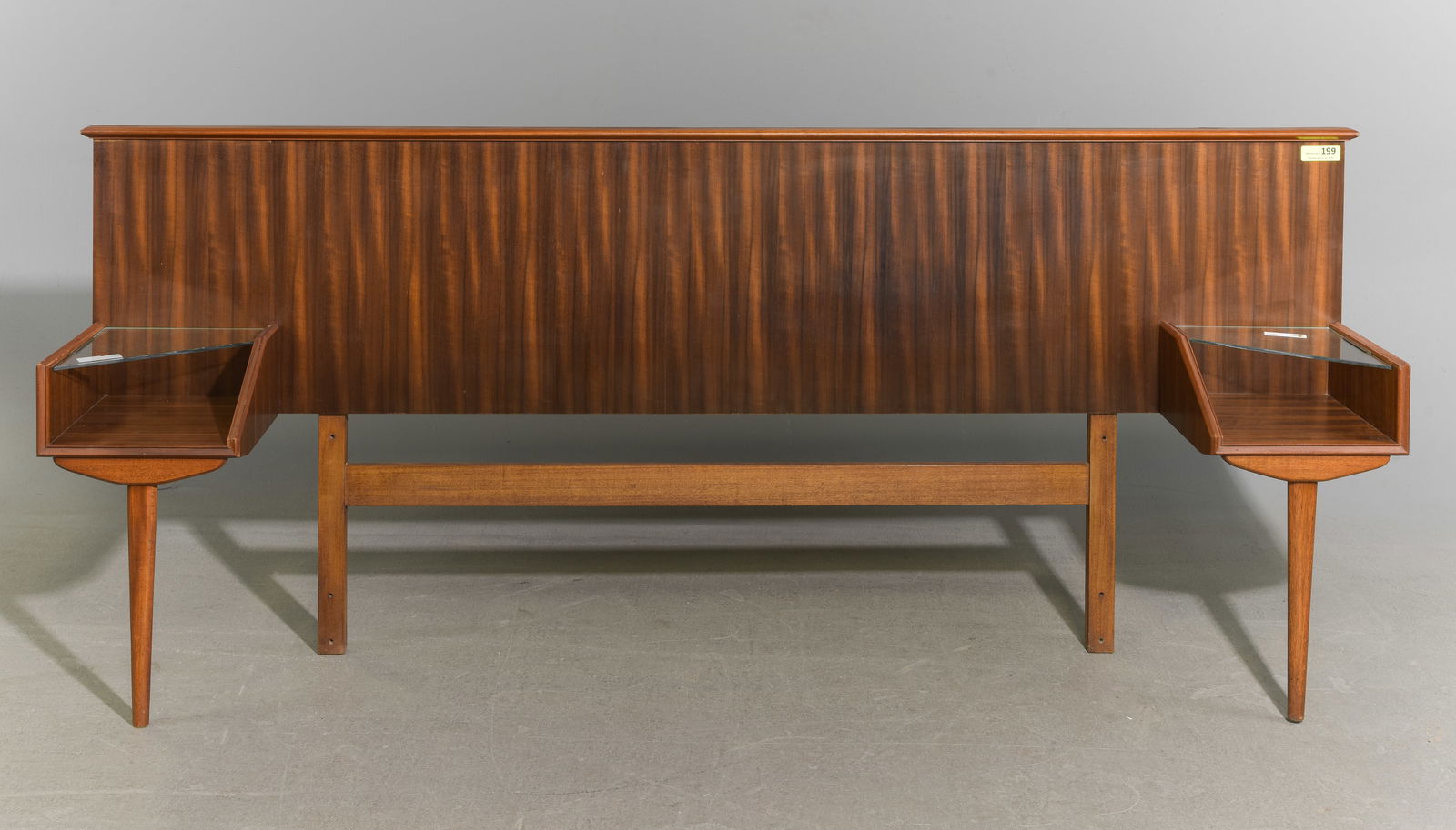 Mid Century Modern Headboard with Nightstands (1 of 5)