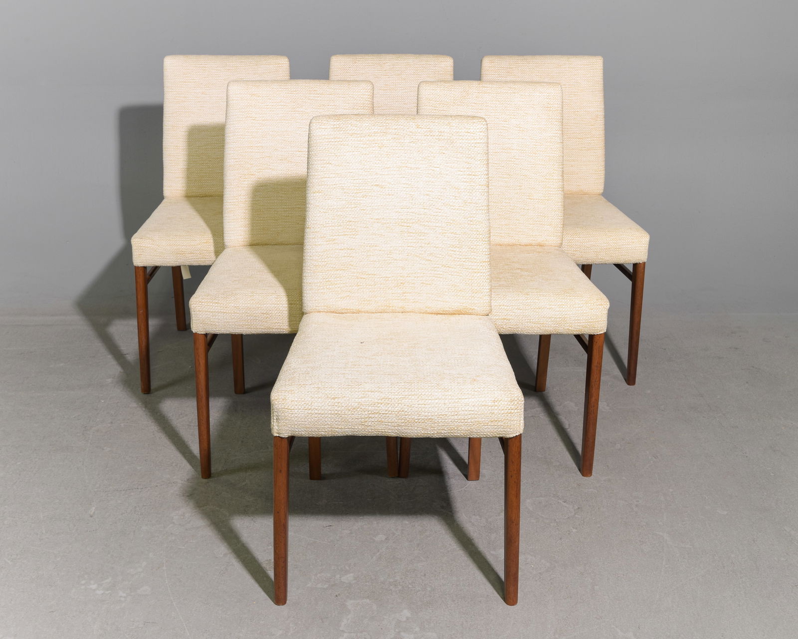 Mid Century Modern Set of 6 Upholstered Chairs (1 of 4)
