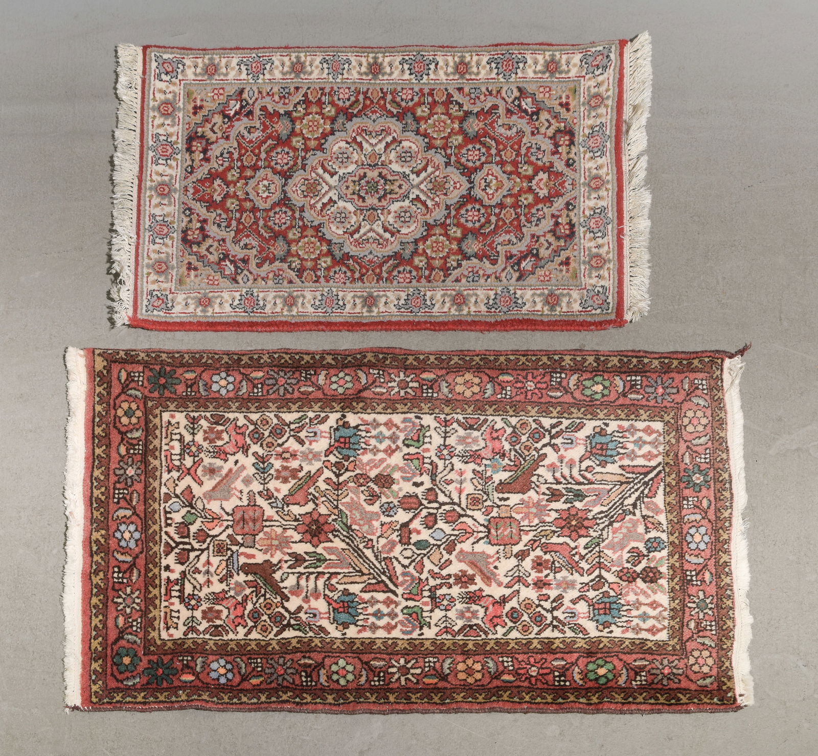 2 Hand Knotted Throw Rugs - 2'5 x 3'9 & 1'11 x 2'11 (1 of 4)