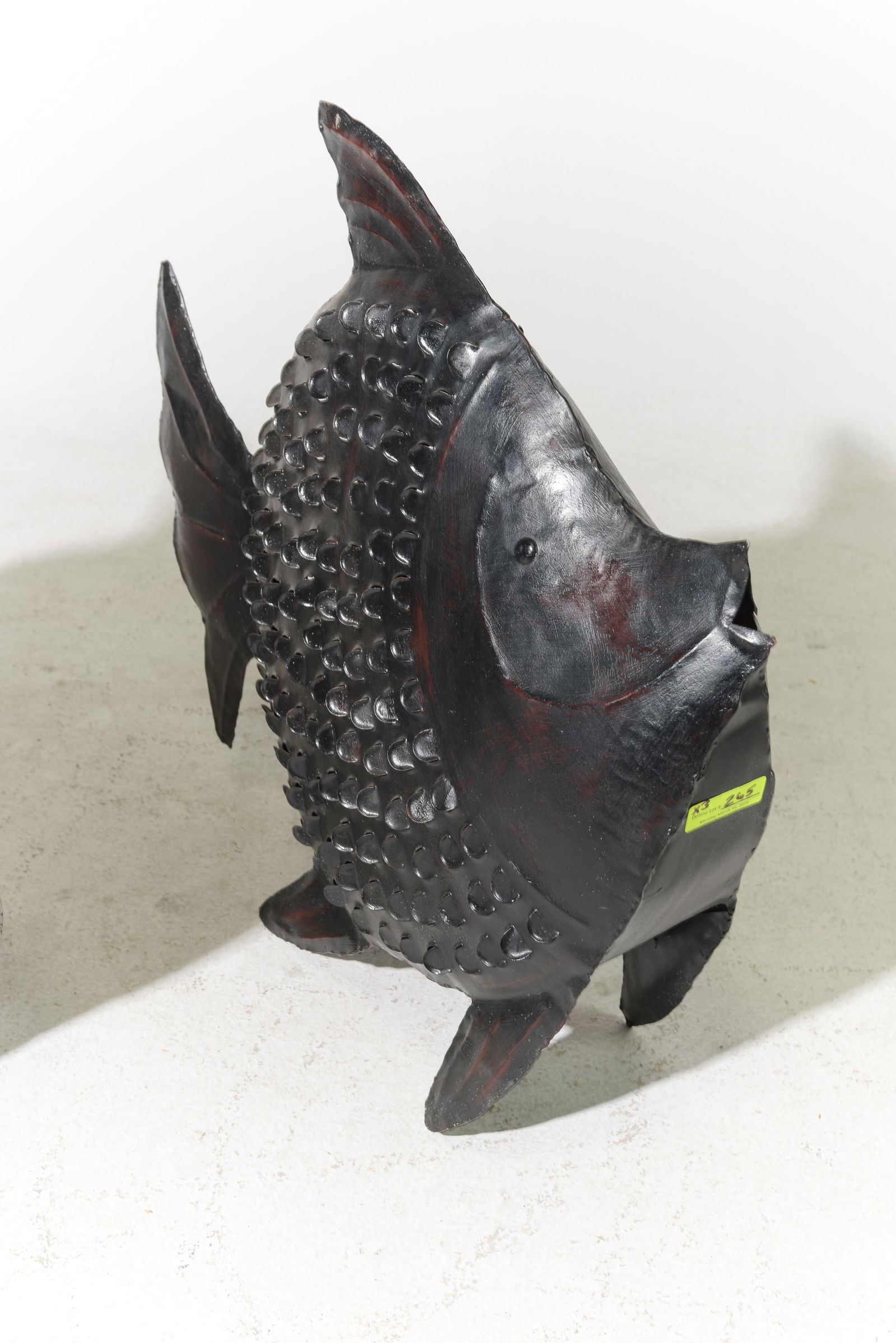 Three Assorted Large Metal Decorative Fish #2 - 4