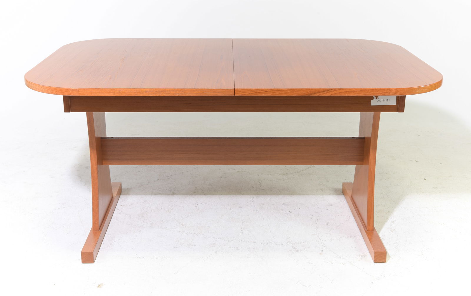 Danish Modern Oval Dining Table with 2 Leaves (1 of 4)