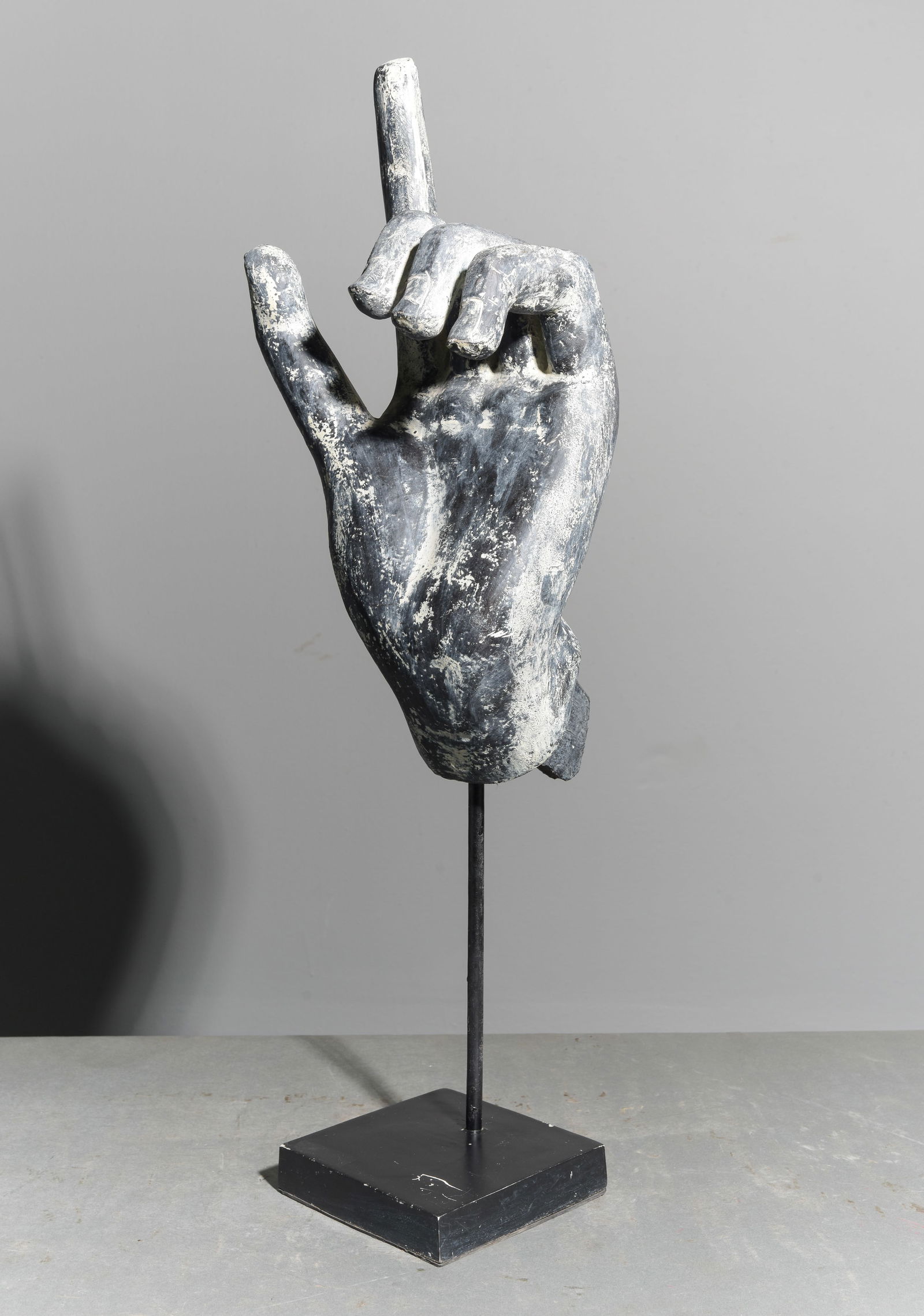 Large Decorative Hand on Stand: Large Decorative Hand on Stand - 31 in tall x 9 x 8