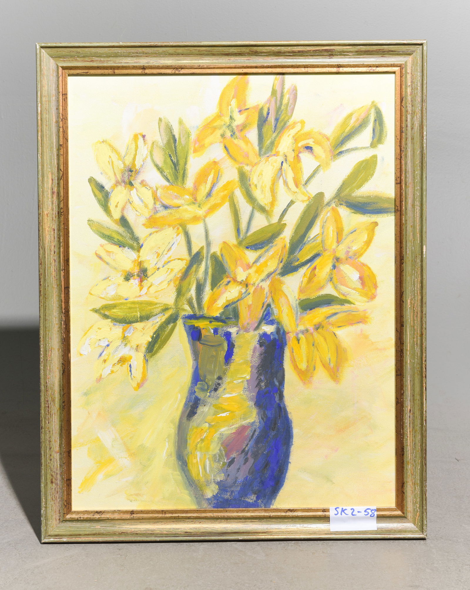 Framed Oil on Canvas Landscape: Framed Oil on Canvas Landscape - 25 in tall x 33.5 x 1, The work itself is 22 x 30.5