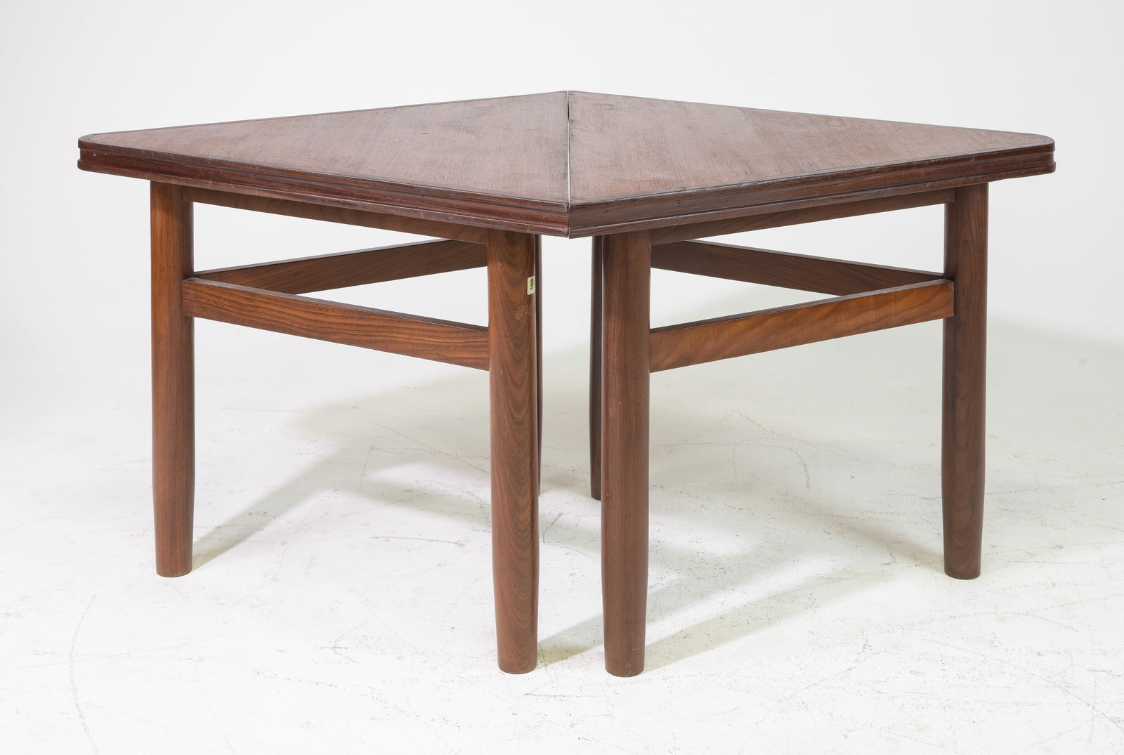 Two Mid Century Modern Triangular Tables (1 of 3)
