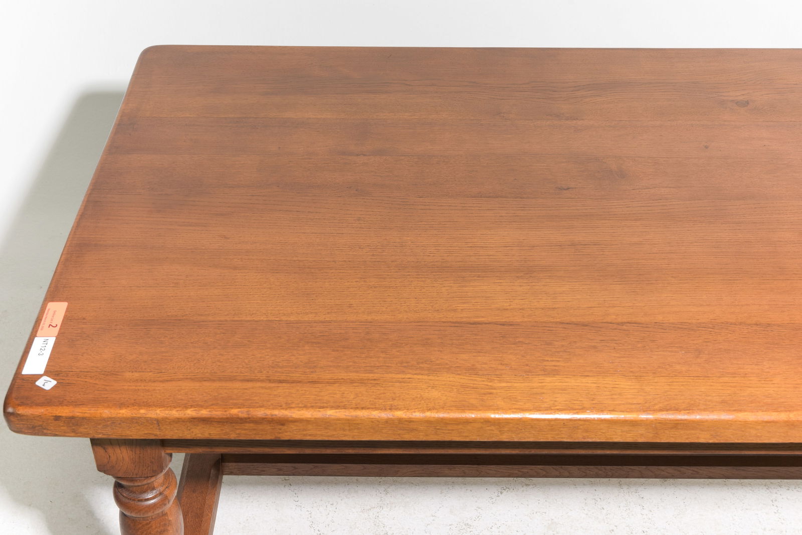 French Solid Oak Farmhouse Table - 2