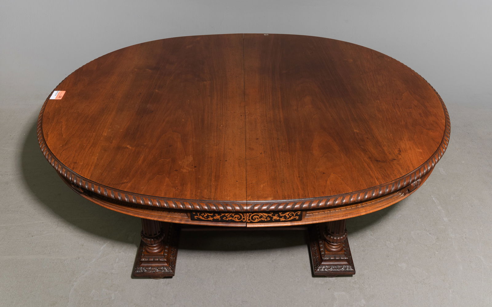 Renaissance Style Walnut Oval Table - 2