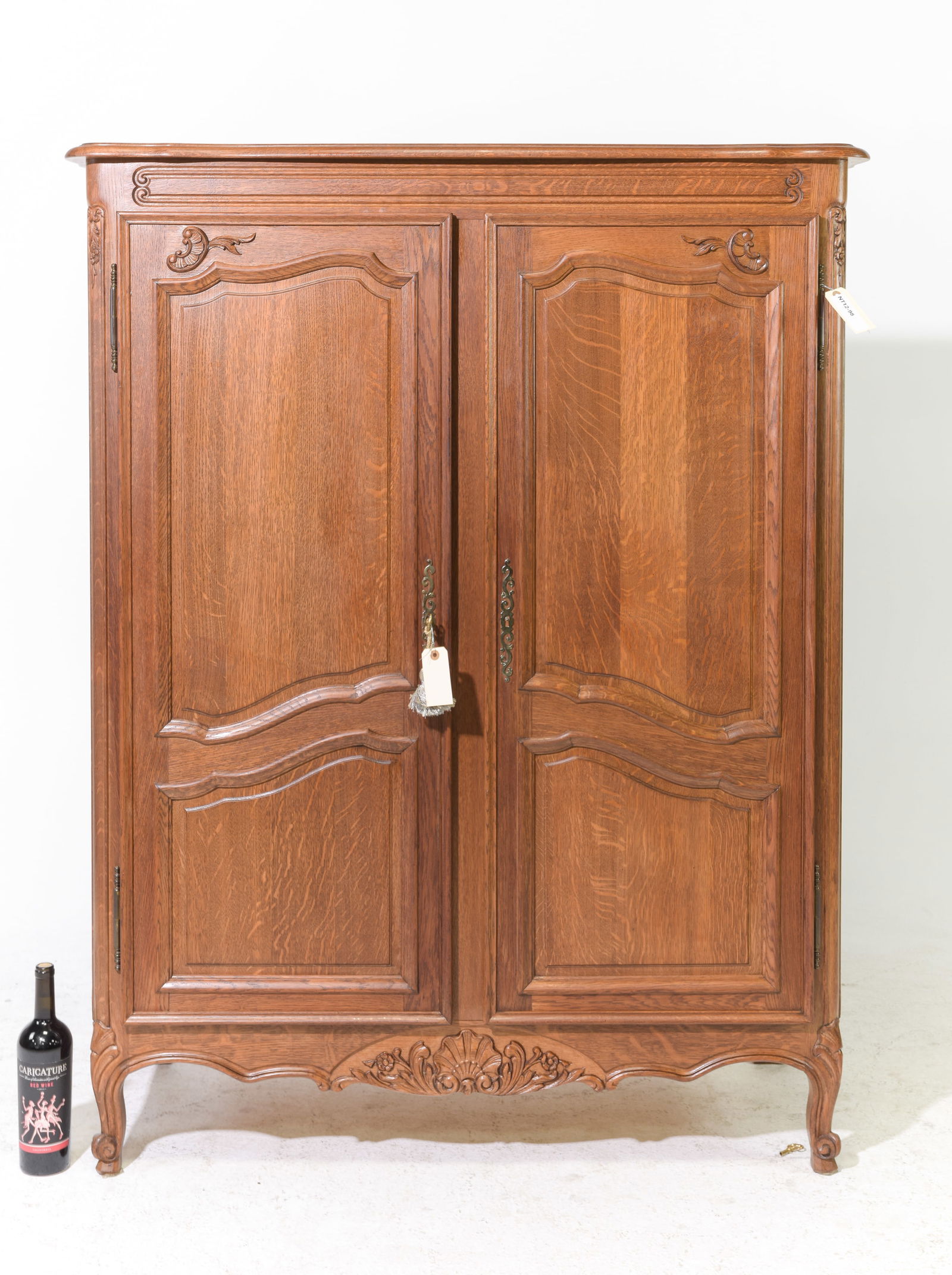 Louis XV Style Oak Double Door Cabinet #1 (1 of 3)
