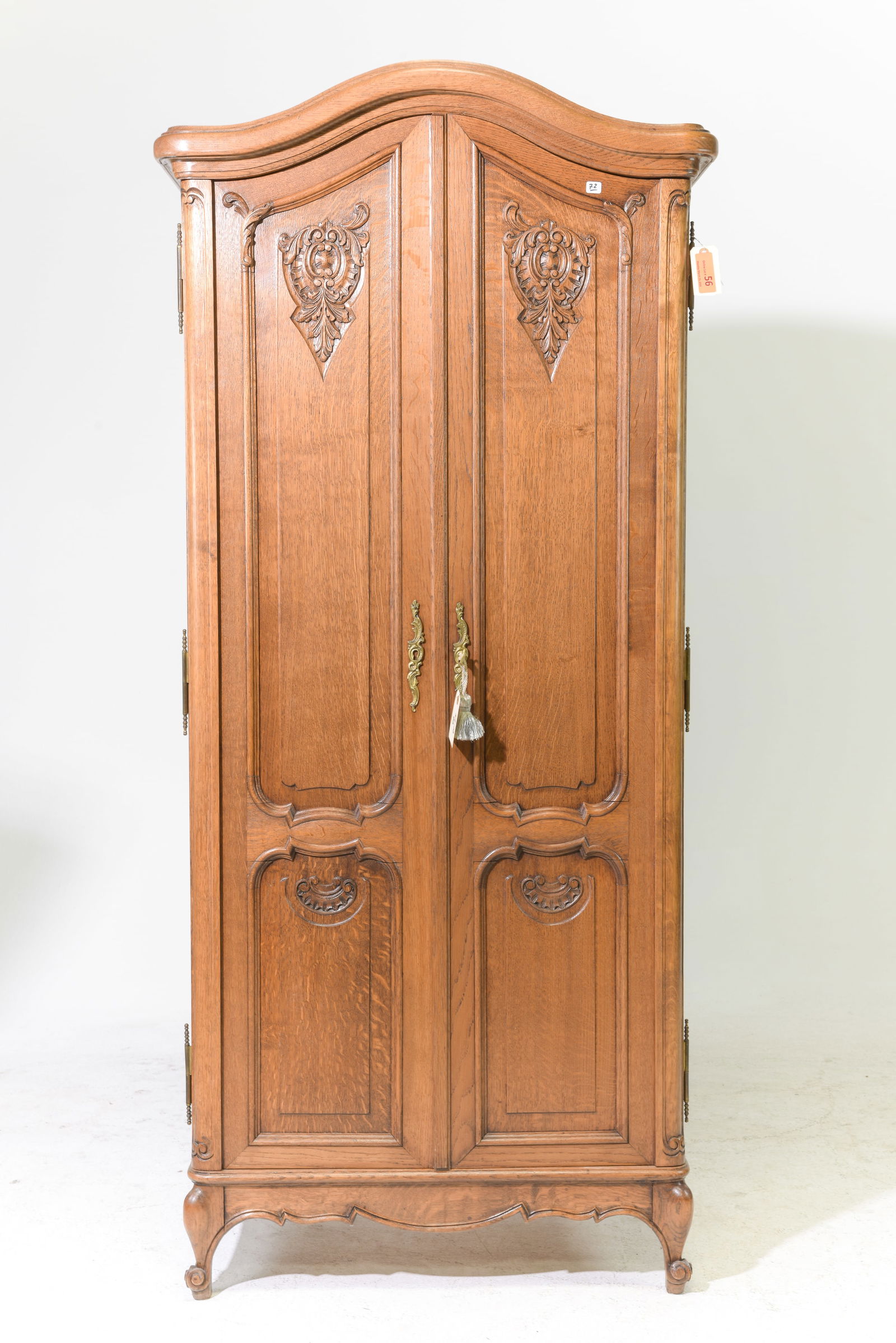 Louis XV Style Oak Double Door Cabinet #2 (1 of 3)
