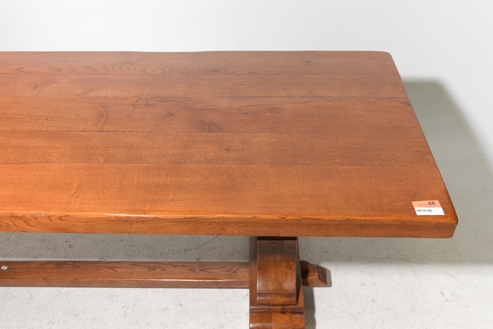 French Solid Oak Farmhouse Table - 3