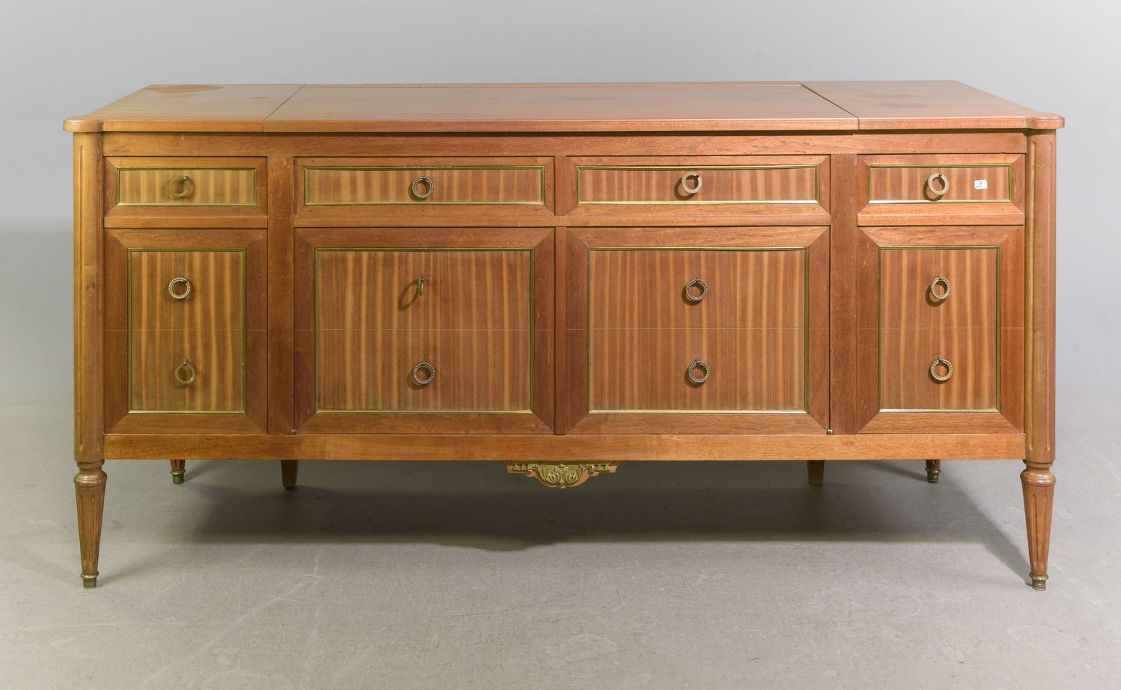 Louis XVI Style Sideboard with Lift Top Center (1 of 6)