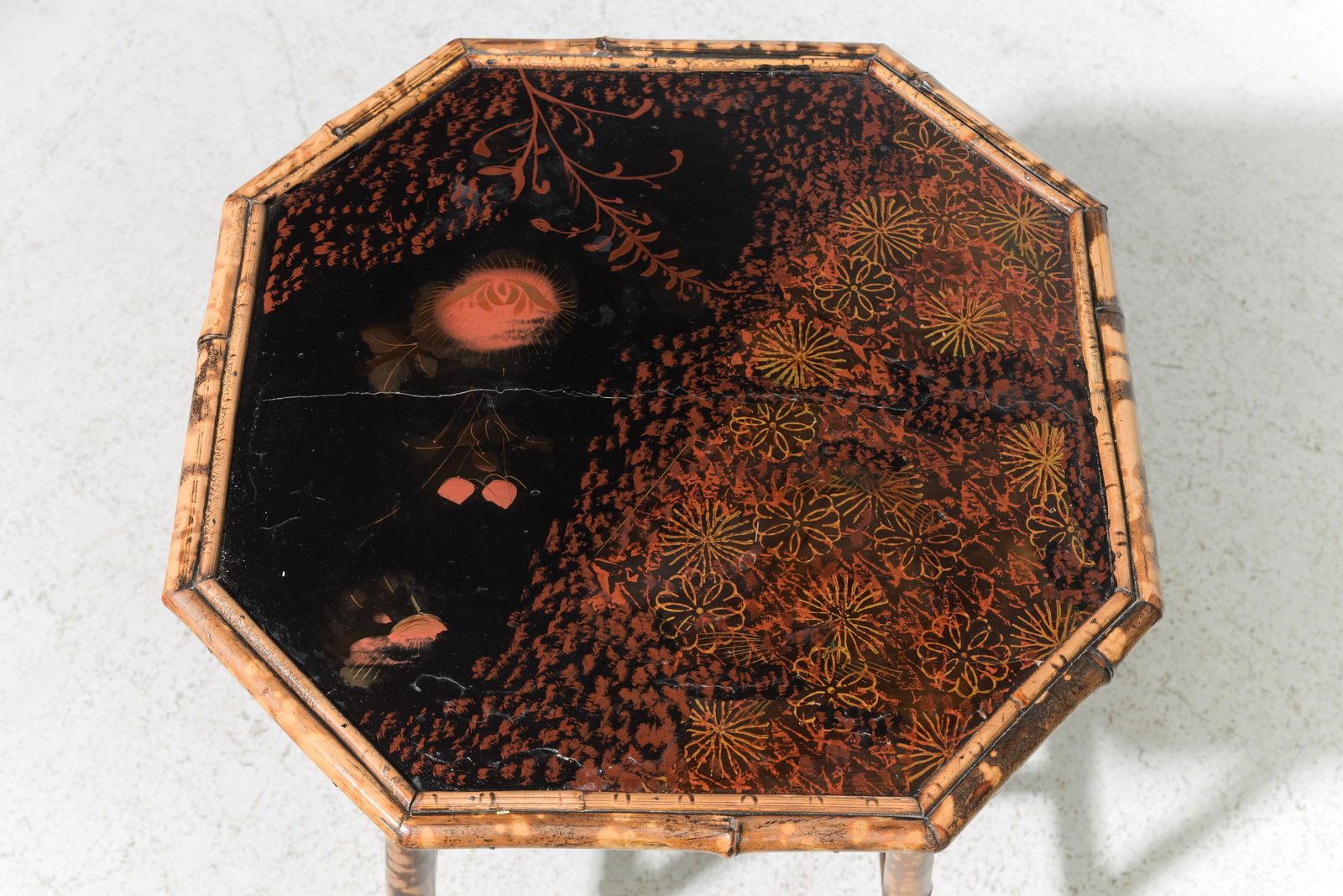 Bamboo Octagonal Side / Occasional Table - 2