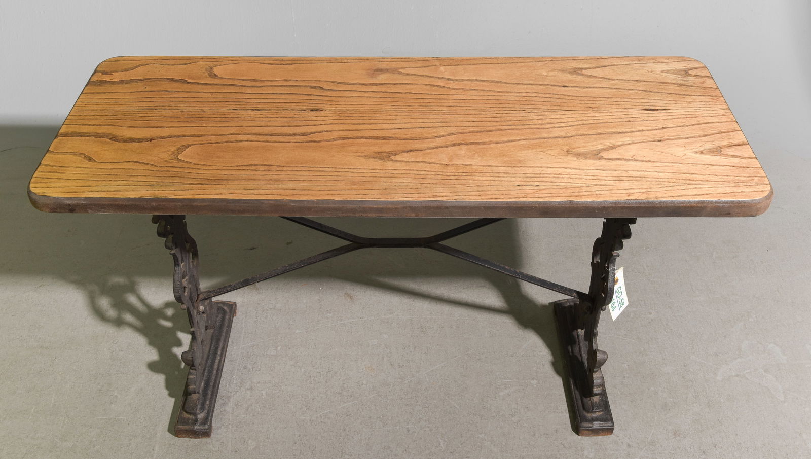 British Iron Base Rectangular Pub Table #1 - 2