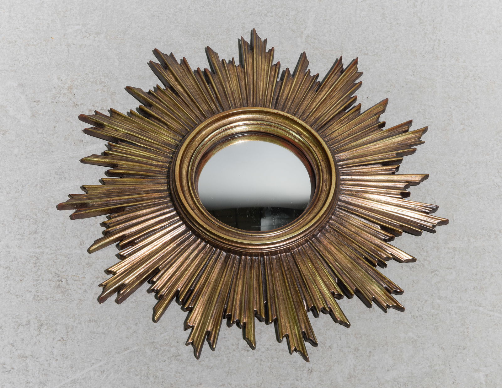 Small Burst Framed Mirror: Small Burst Framed Mirror - 18 inch diameter by 1.5 inch depth