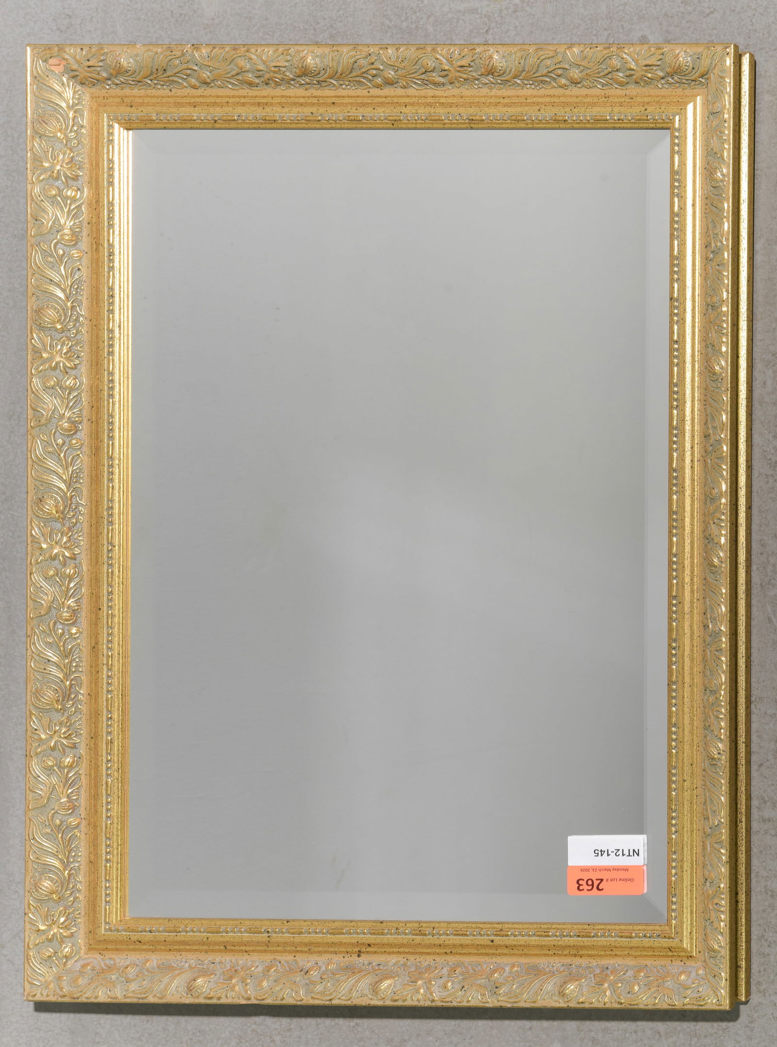 French Gold Framed Beveled Mirror (1 of 3)