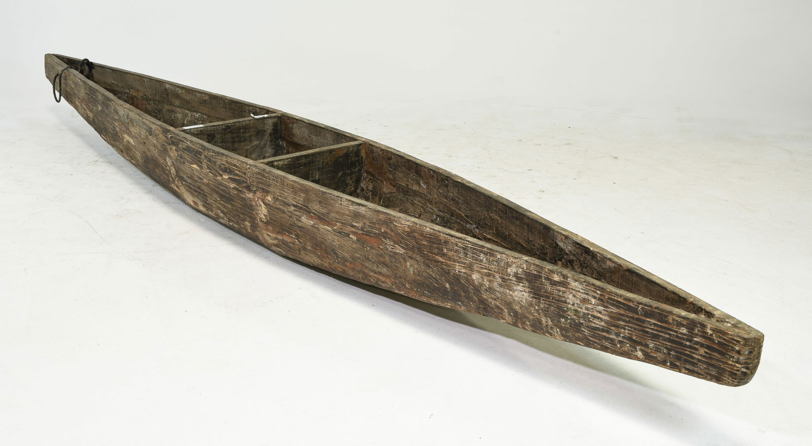 Large Painted Decorative Canoe: Large Painted Decorative Canoe - 12 in tall x 150 inches long x 17 inches wide