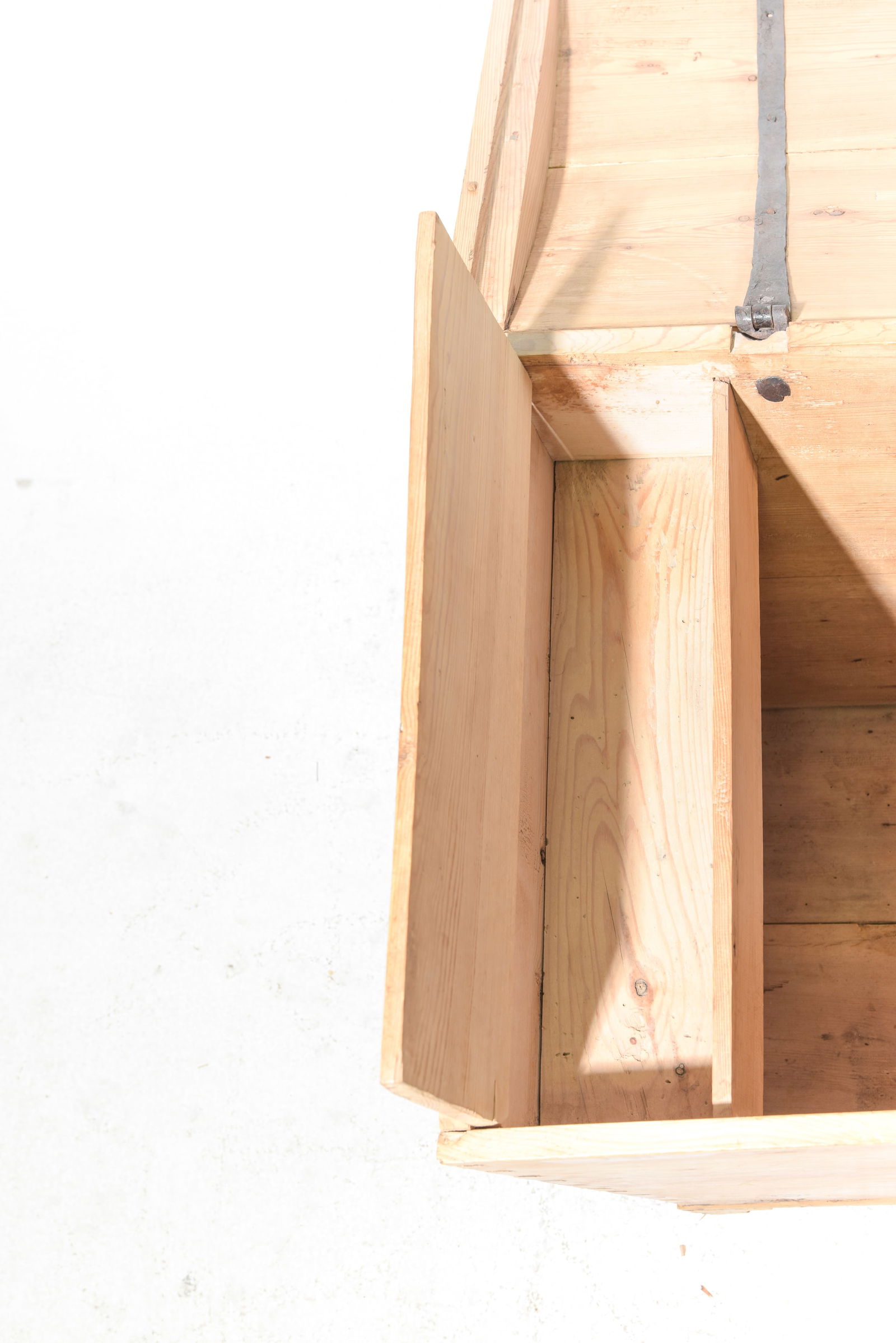 Large Dome Top Pine Trunk / Coffer - 4