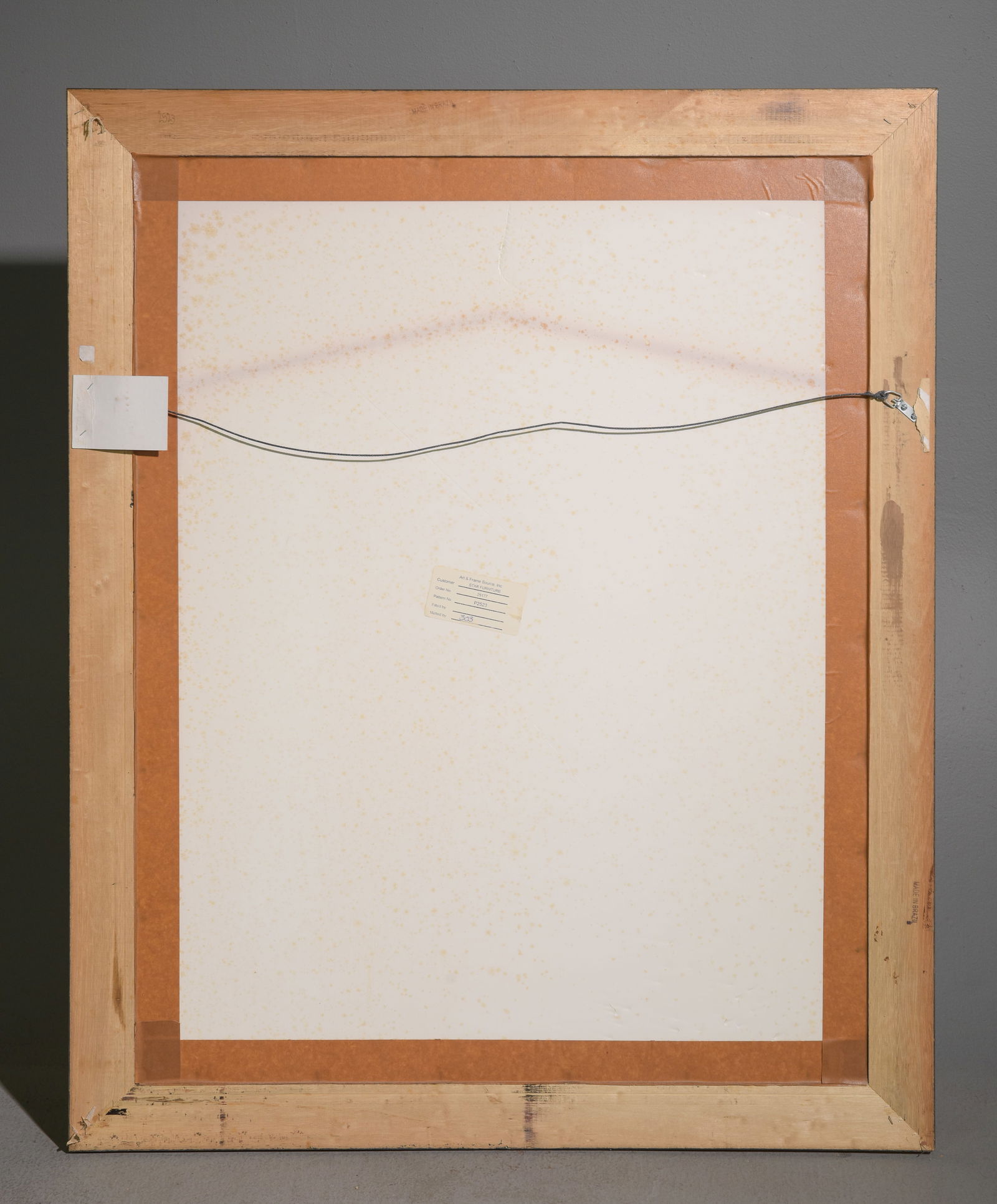 Gold Framed Large Signed Print - Pathway - 3