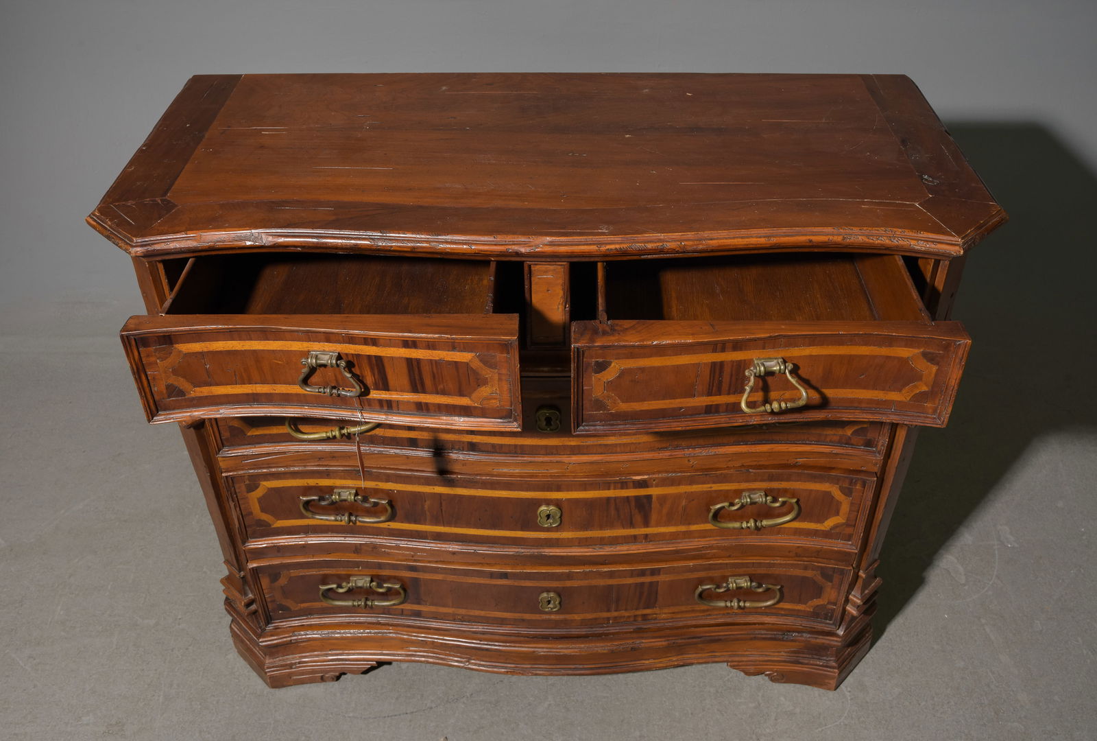 French Style Five Drawer Chest - 2