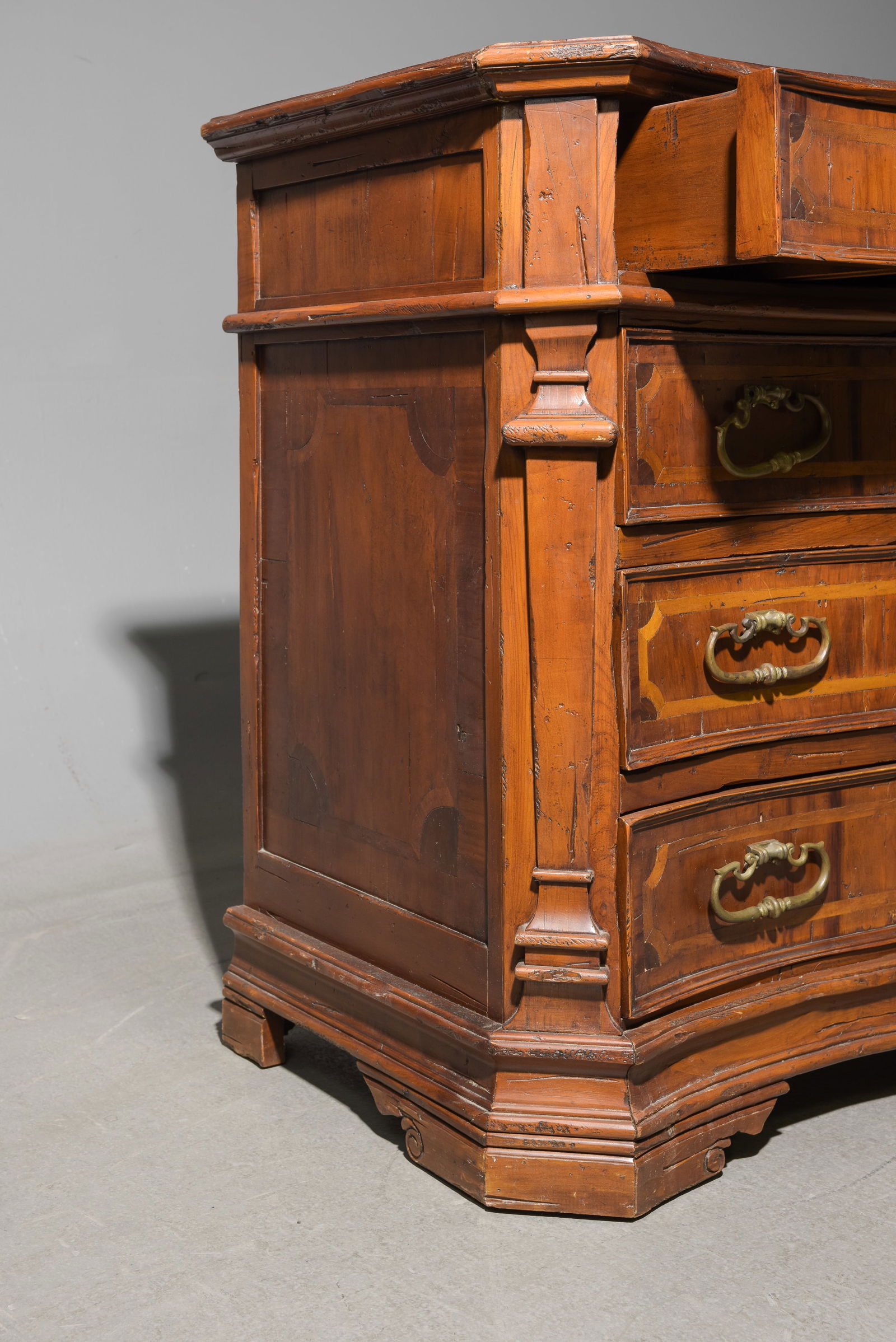 French Style Five Drawer Chest - 3