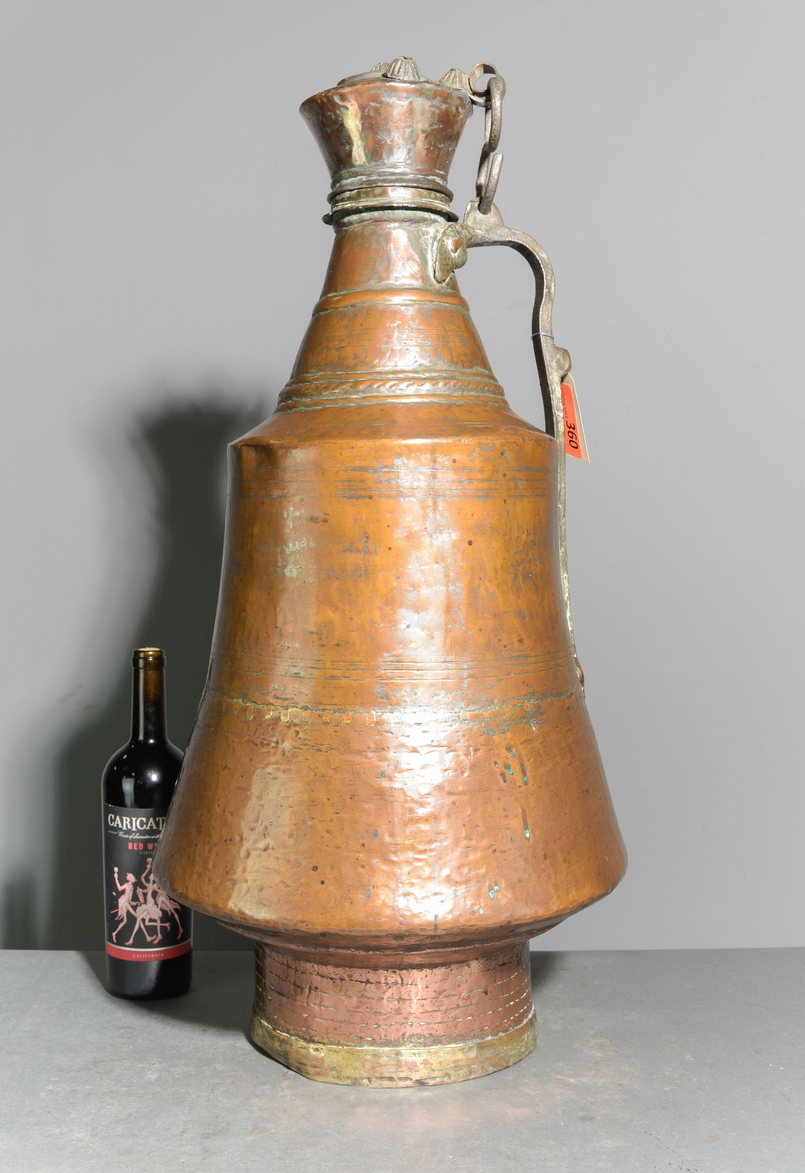 Turkish Large Copper Water Pitcher / Ewer (1 of 5)