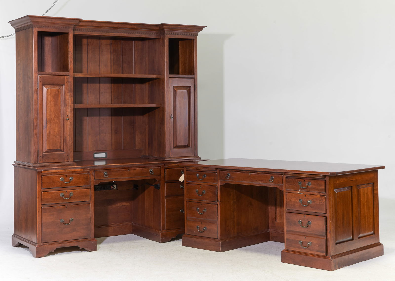 Two Lexington Furniture Bob Timberlake Desks: Two Lexington Furniture Bob Timberlake Desks - 82.25 in tall x 70 x 26, Kneehole is 24 x 27 and 30 in tall x 66 x 34, Kneehole is 24 x 27