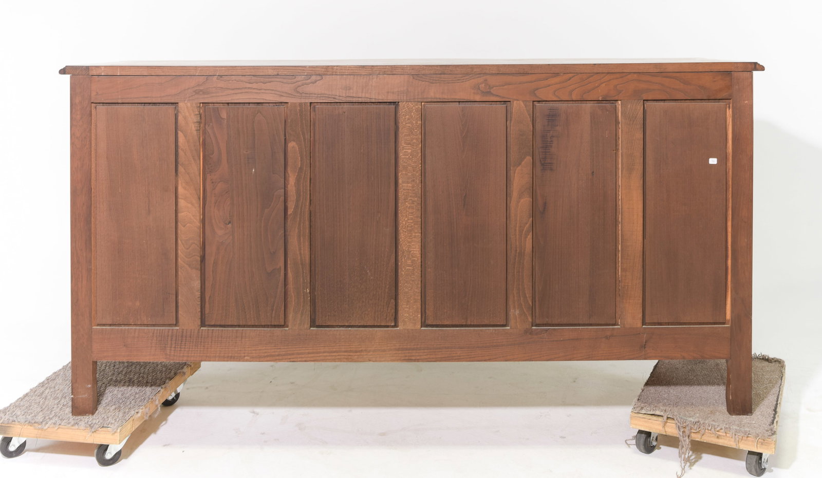Louis XV Style Oak Parquet Top Sideboard - 7
