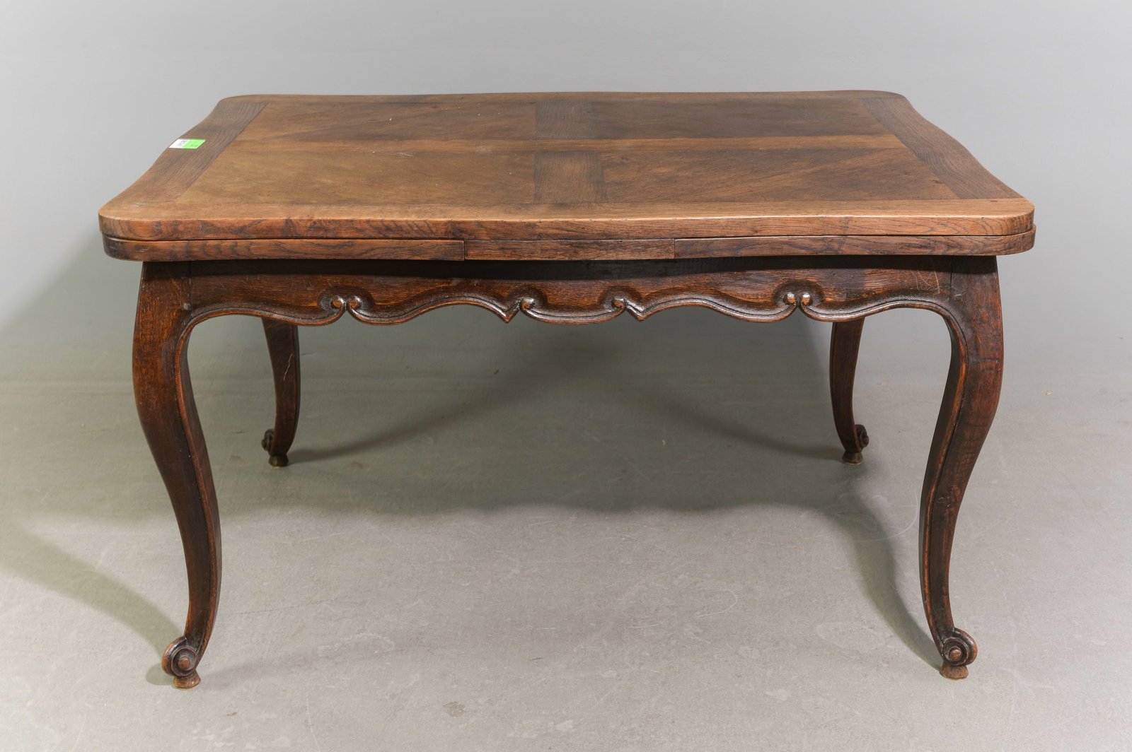 Louis XV Style Oak Draw Leaf Dining Table (1 of 4)