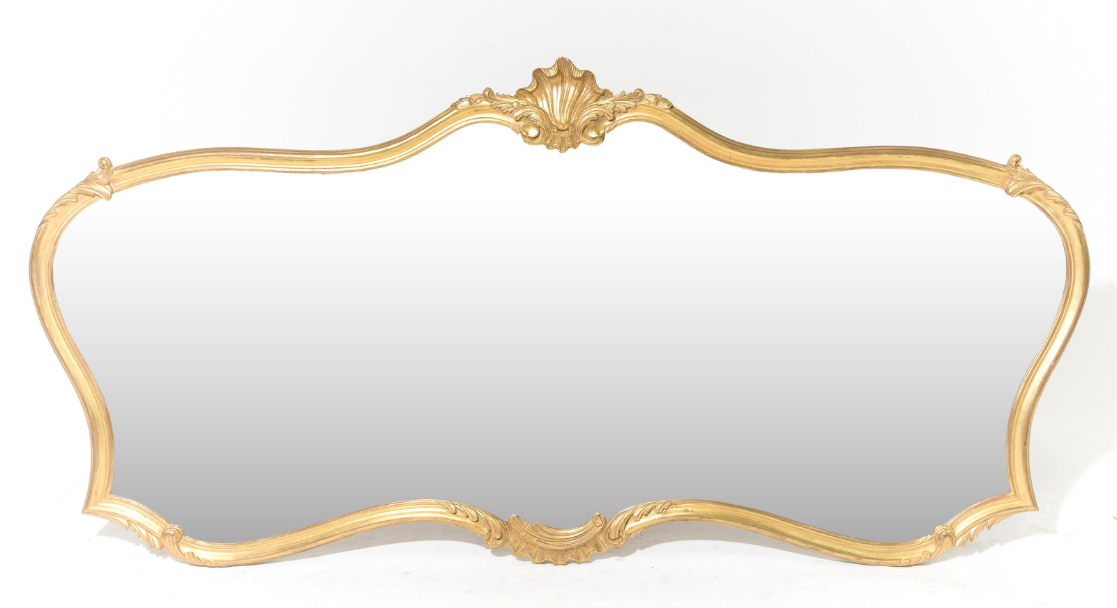 Louis XV Style Large Gold Framed Mirror (1 of 4)
