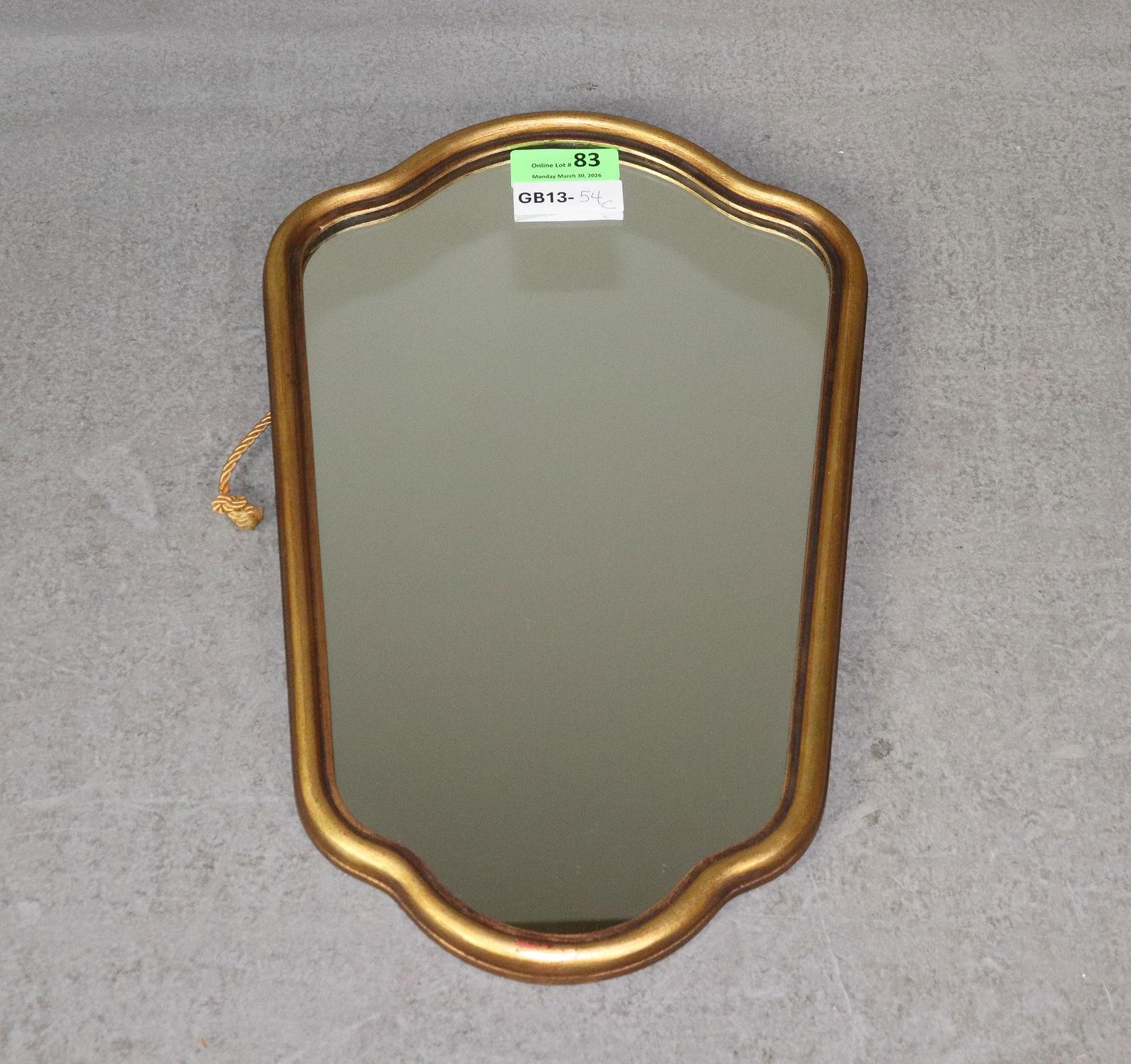 French Style Gold Framed Mirror #3 (1 of 4)
