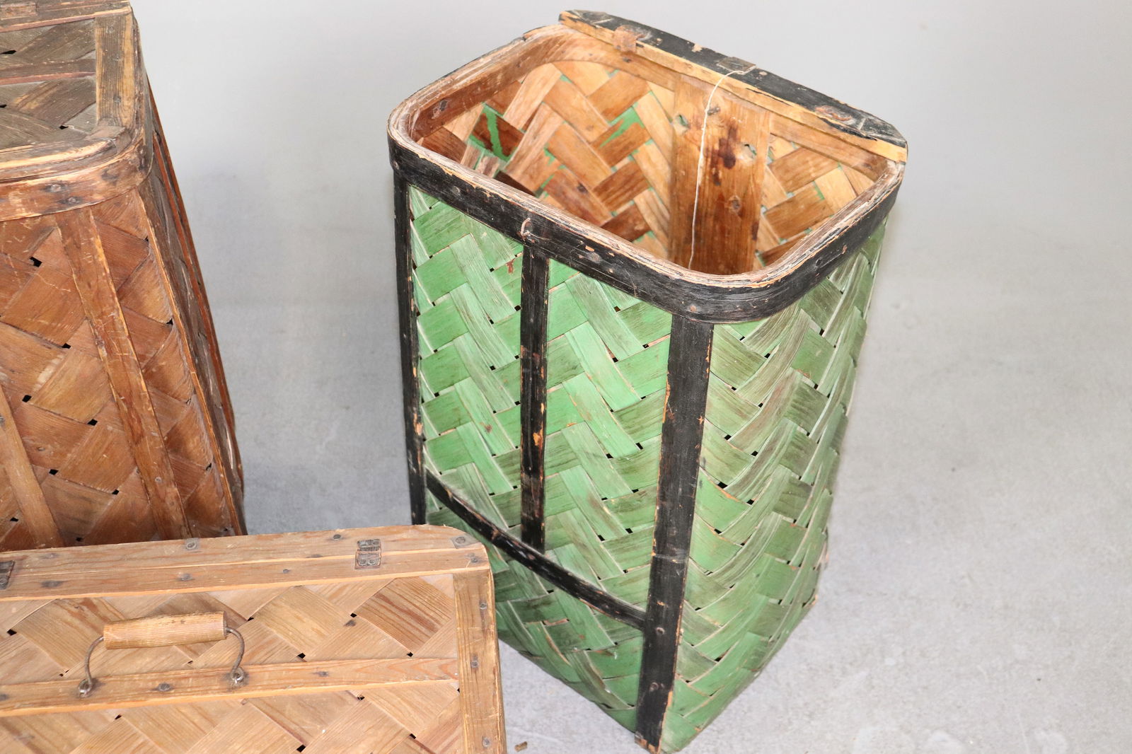 Four Assorted Swedish Baskets - 2