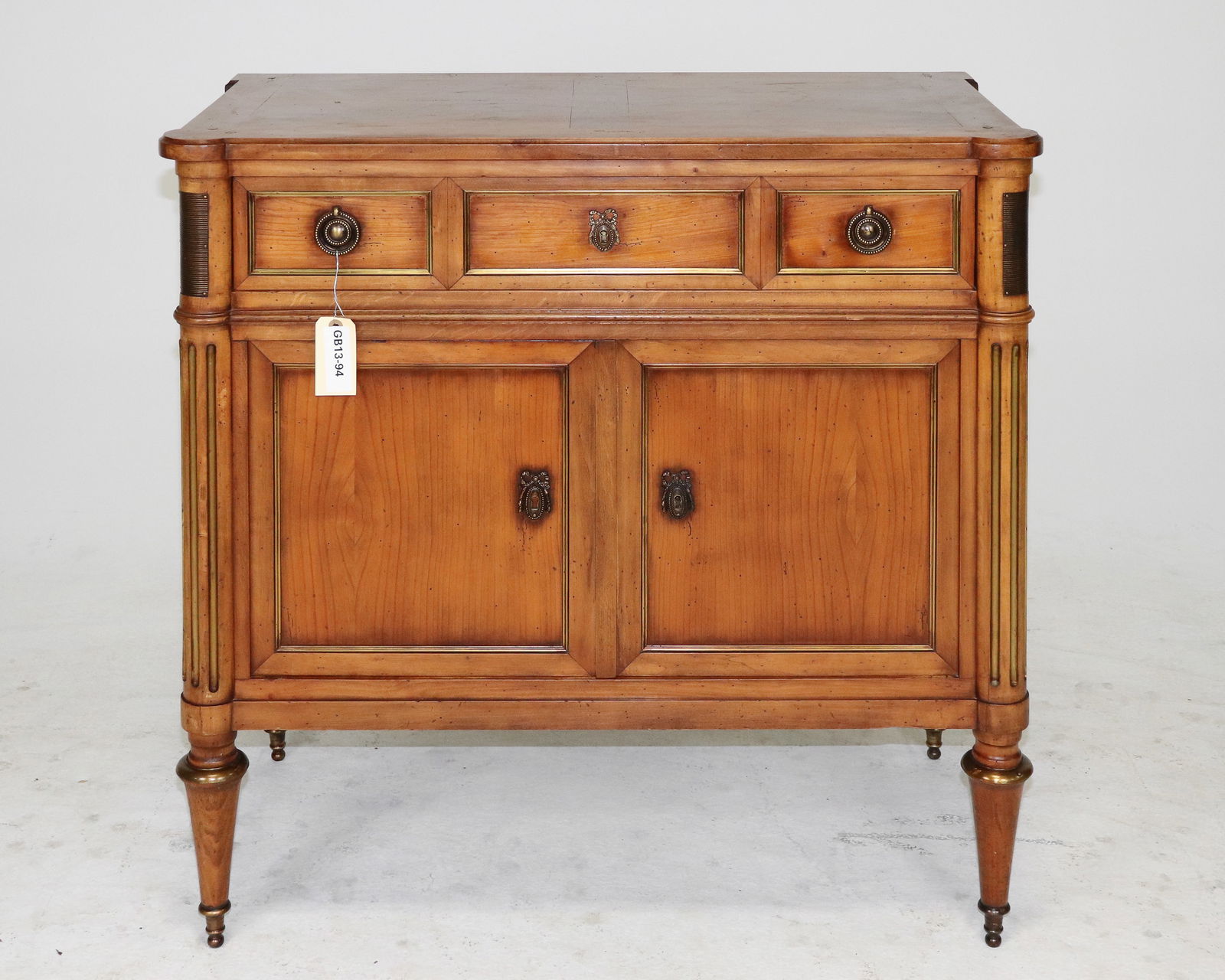 French Louis XVI Single Drawer Chest with Doors (1 of 7)