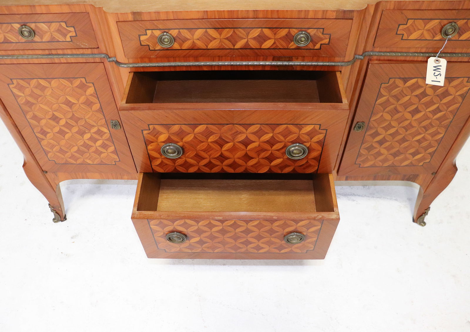 French Inlaid Server - No Marble - 4