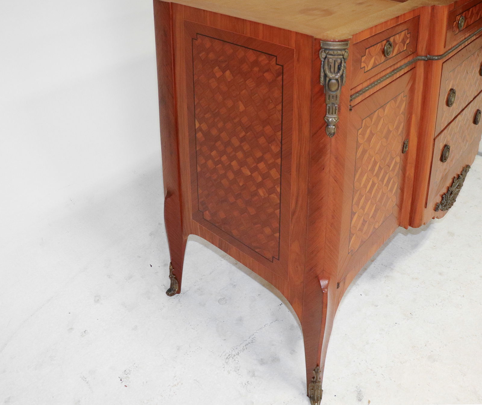 French Inlaid Server - No Marble - 6