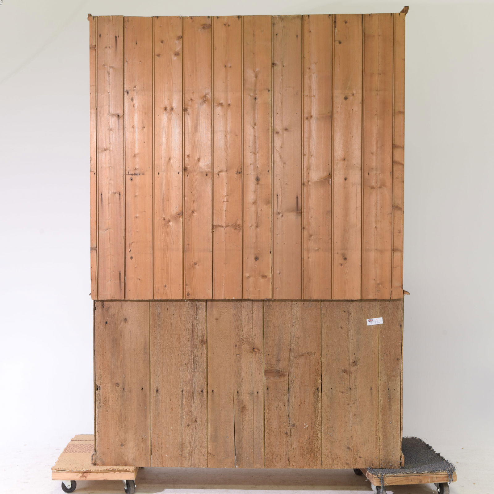 Victorian Pine Bookcase / Cupboard c.1920's-30's - 7