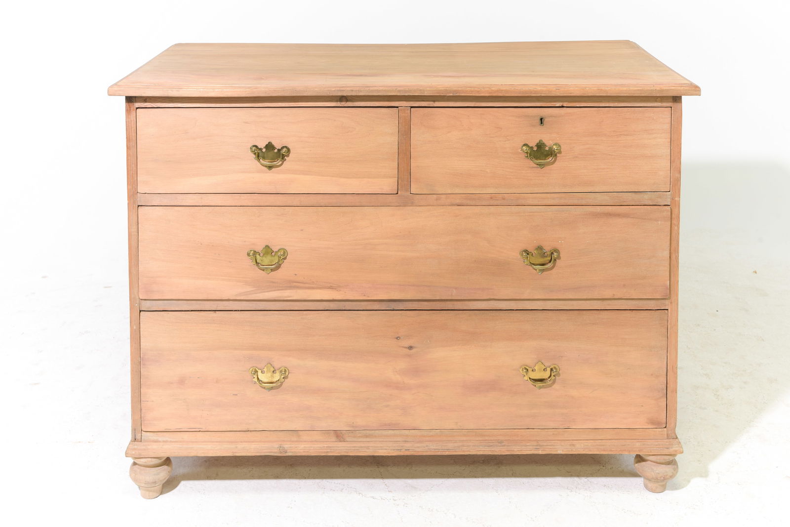 British Pine Four Drawer Chest c.1940's-50's (1 of 5)