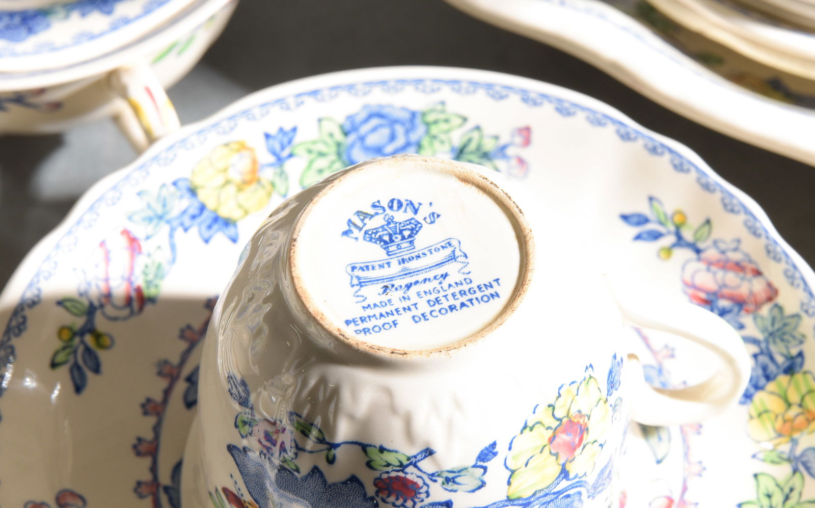 67pcs Assorted Masons "Regency" China - 5