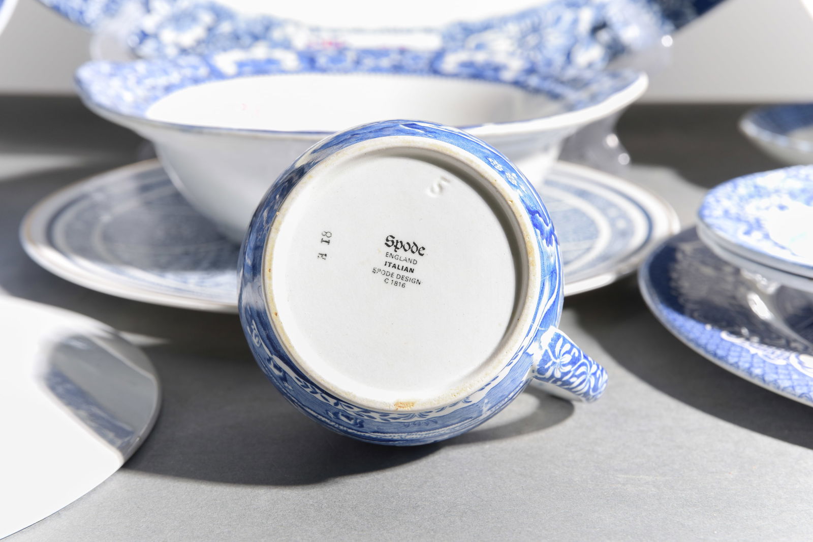 24pcs Assorted Blue & White China - 5