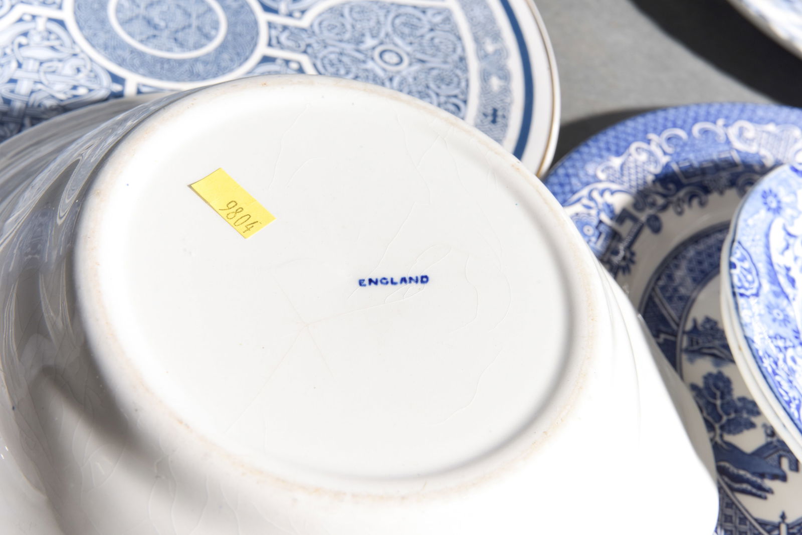 24pcs Assorted Blue & White China - 7