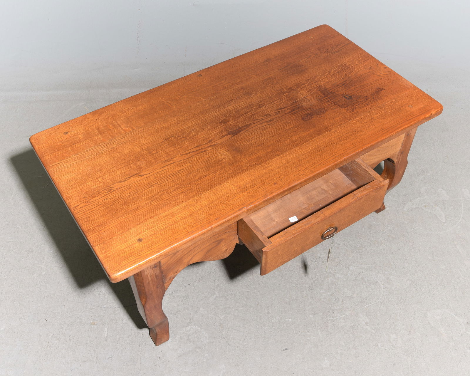 French Single Drawer Coffee / Cocktail Table - 2