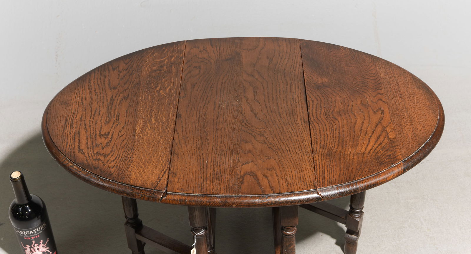British Petite Oak Drop Leaf Table - 2
