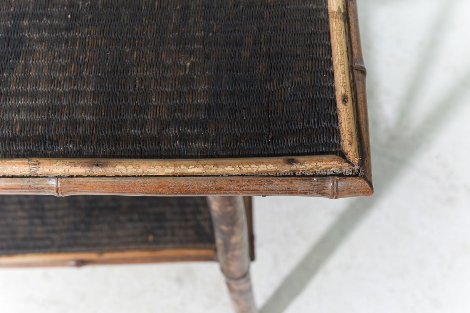 Bamboo Two Tier Occasional Table - 4