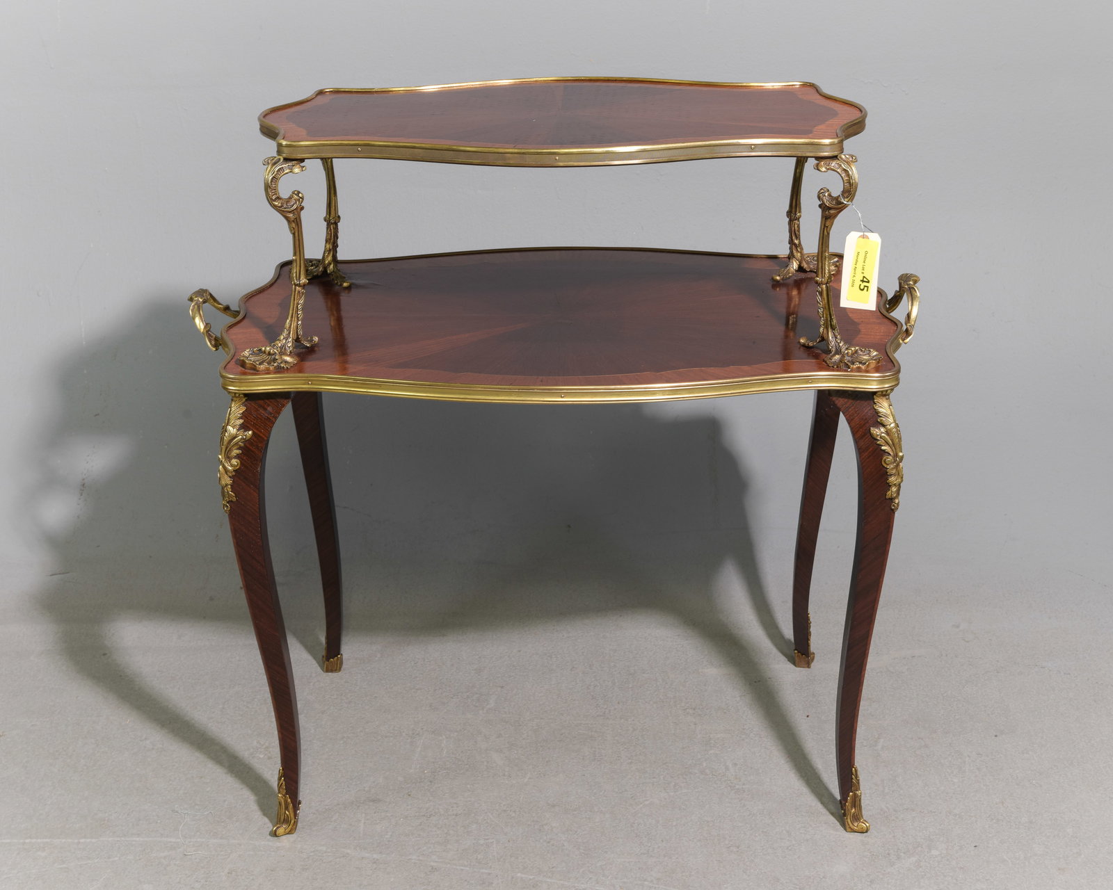 Louis XV Style 2 Tier Tea Table (1 of 4)