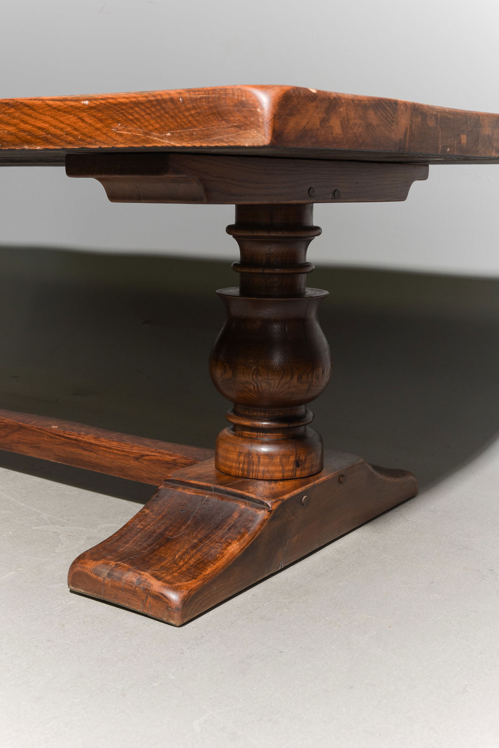 French Monastery Solid Oak Heavy Table - 4