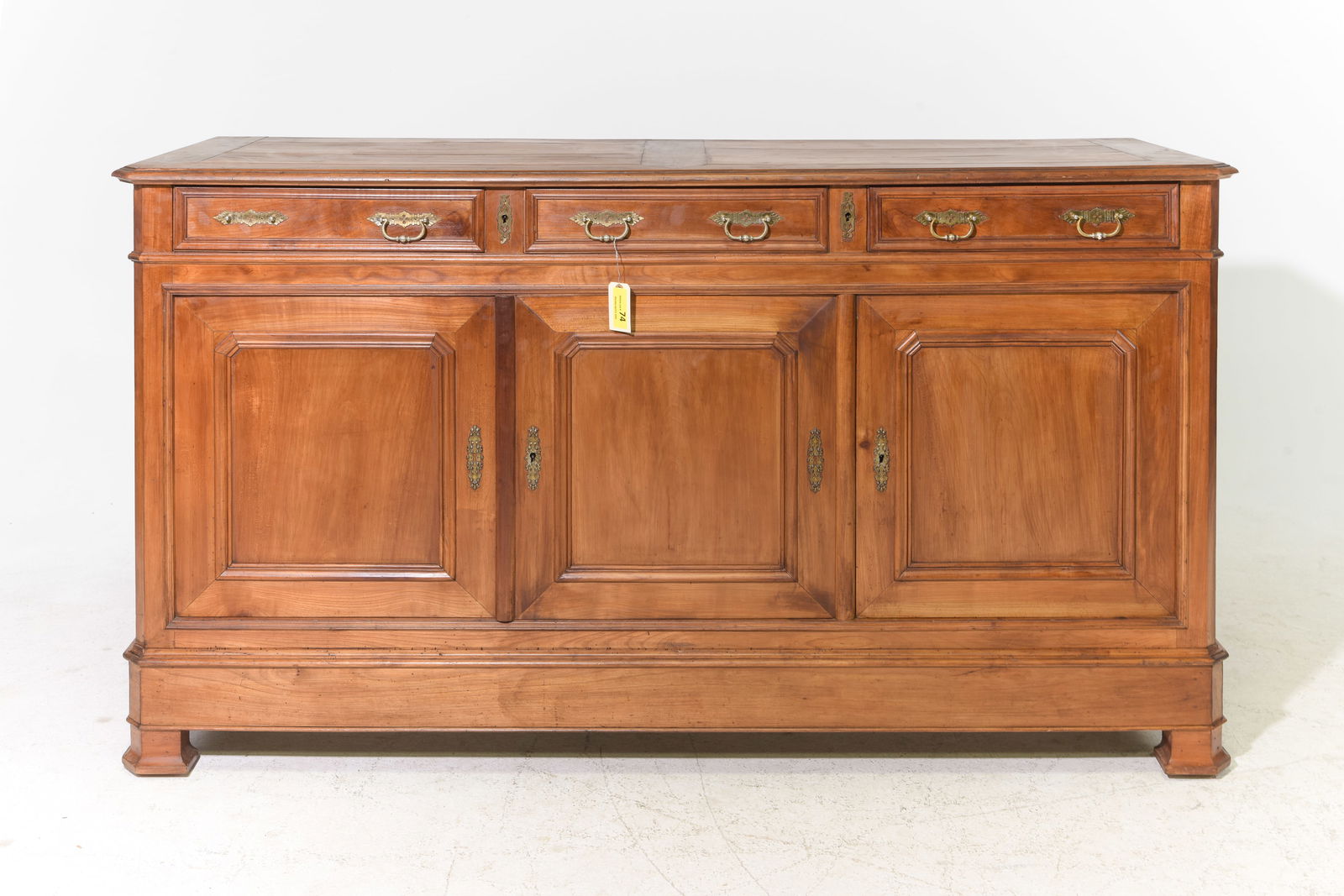 French Three Door Sideboard / Enfilade: French Three Door Sideboard / Enfilade - 39.5 in tall x 72 x 23.5