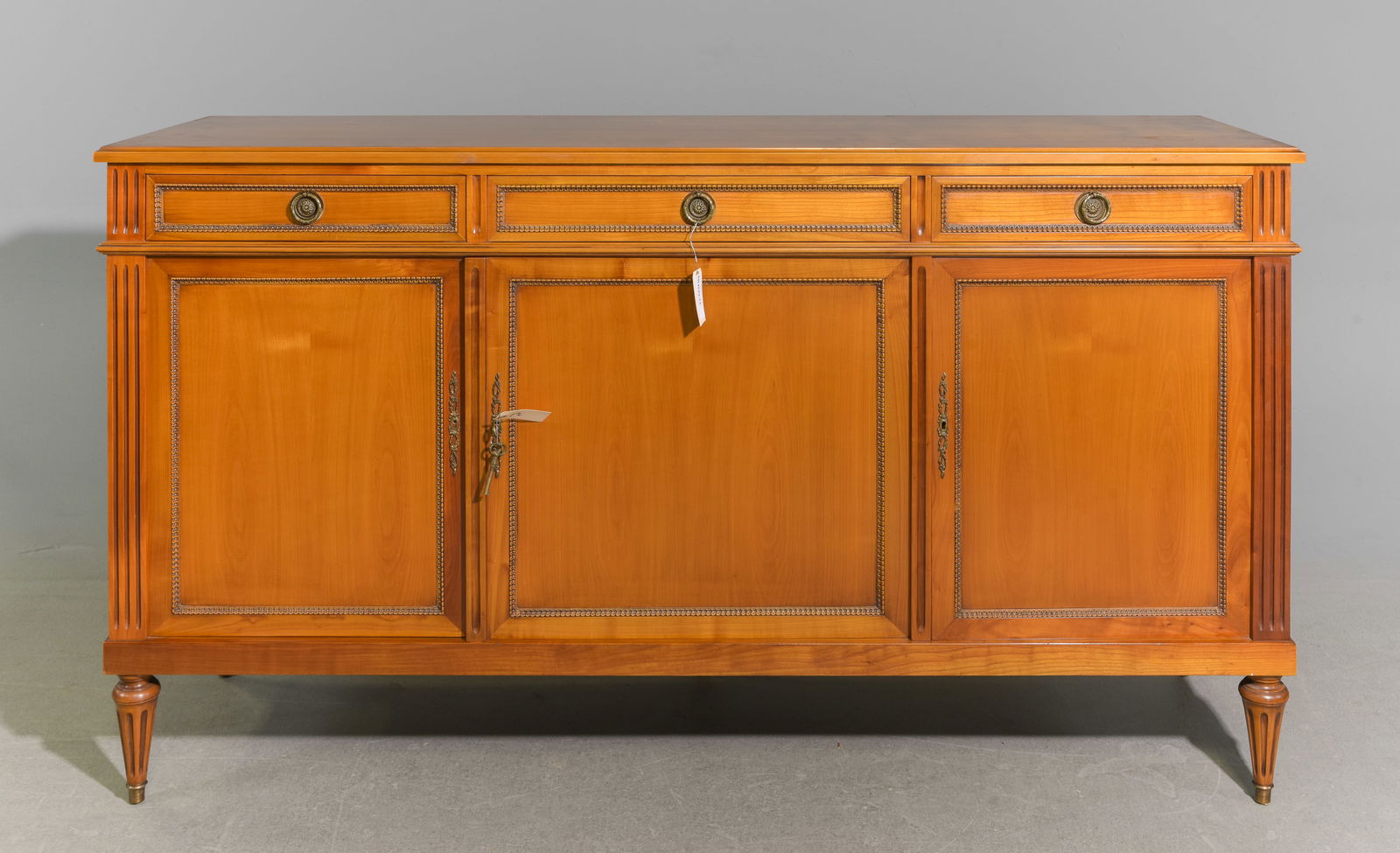 Louis XVI Style Sideboard / Enfilade: French Louis XVI Style Sideboard / Enfilade - 40 in tall x 71 x 20