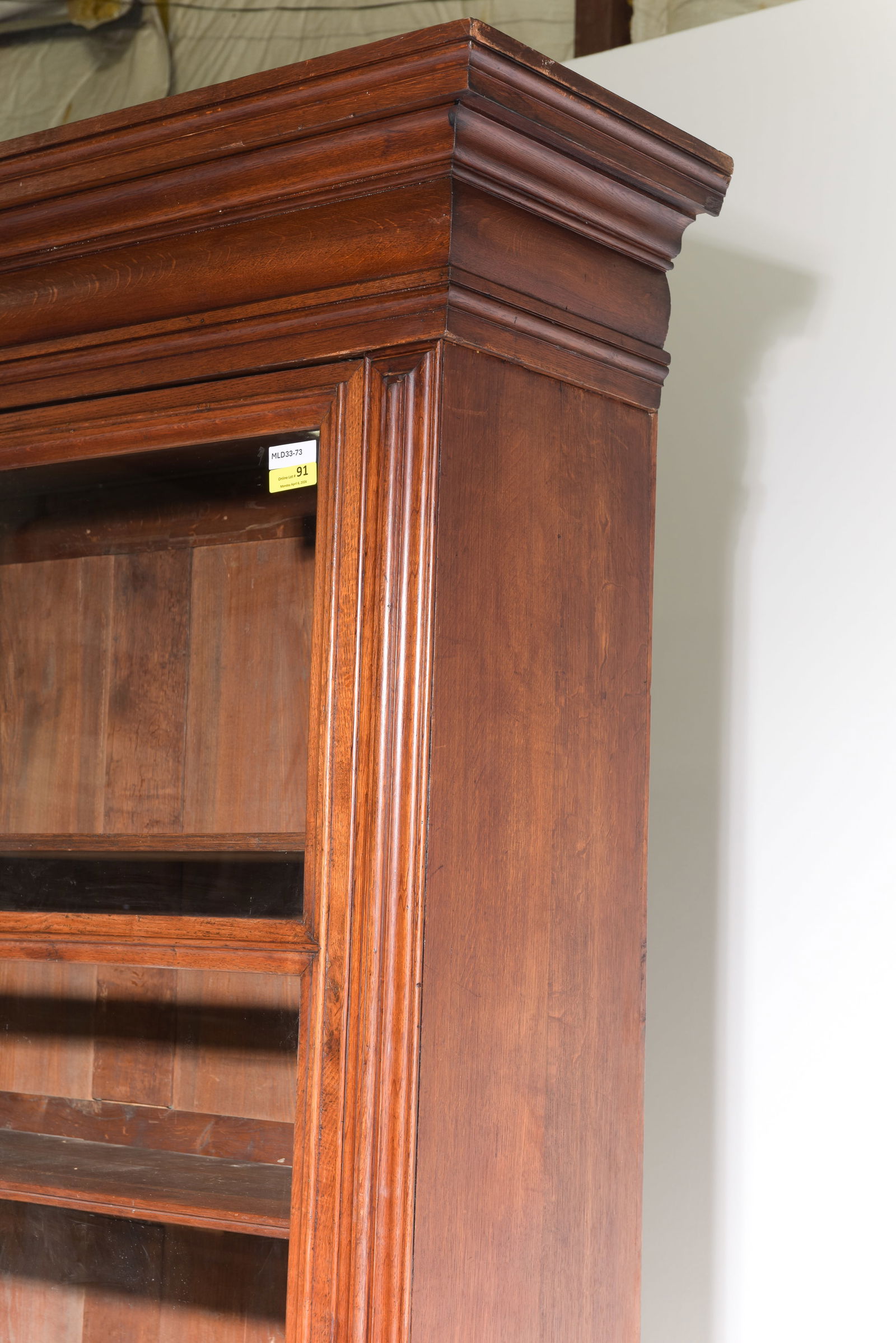 French Large Double Door Bookcase - 8