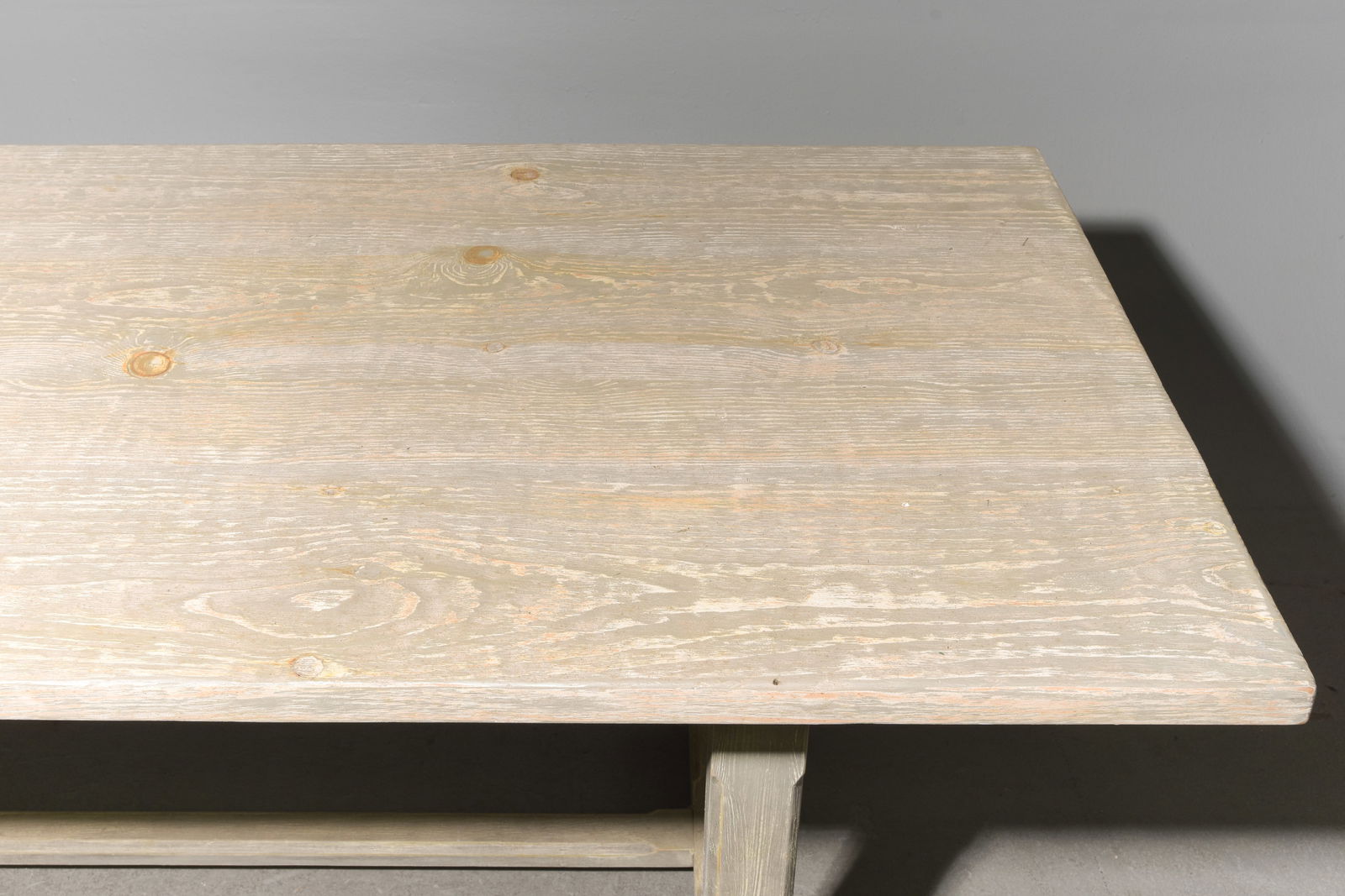 Rustic Painted Farmhouse Table - 3