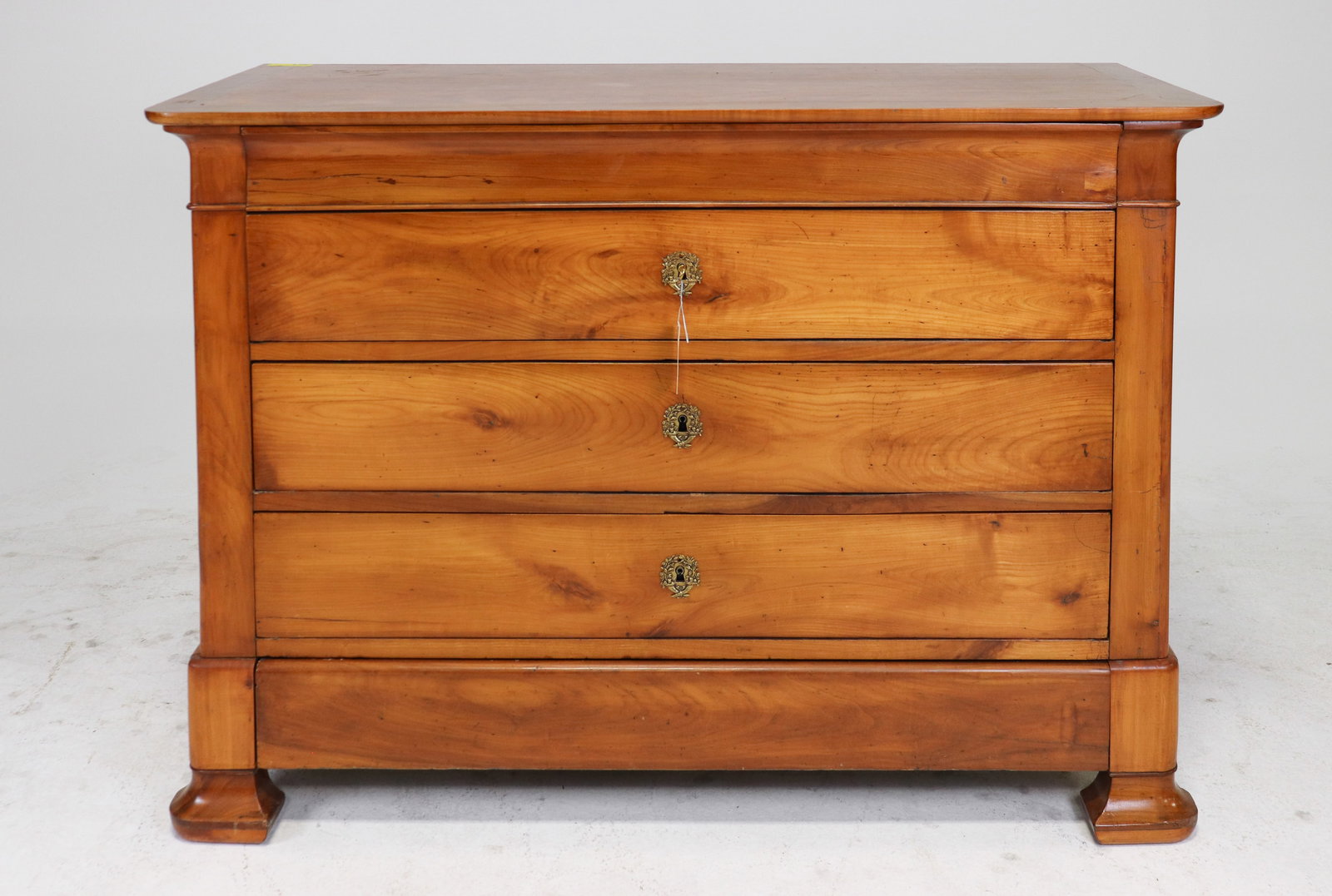 Louis Philippe Style 4 Drawers Chest: French Louis Philippe Style 4 Drawers Chest - 37.75 in tall x 51.5 x 21.25
