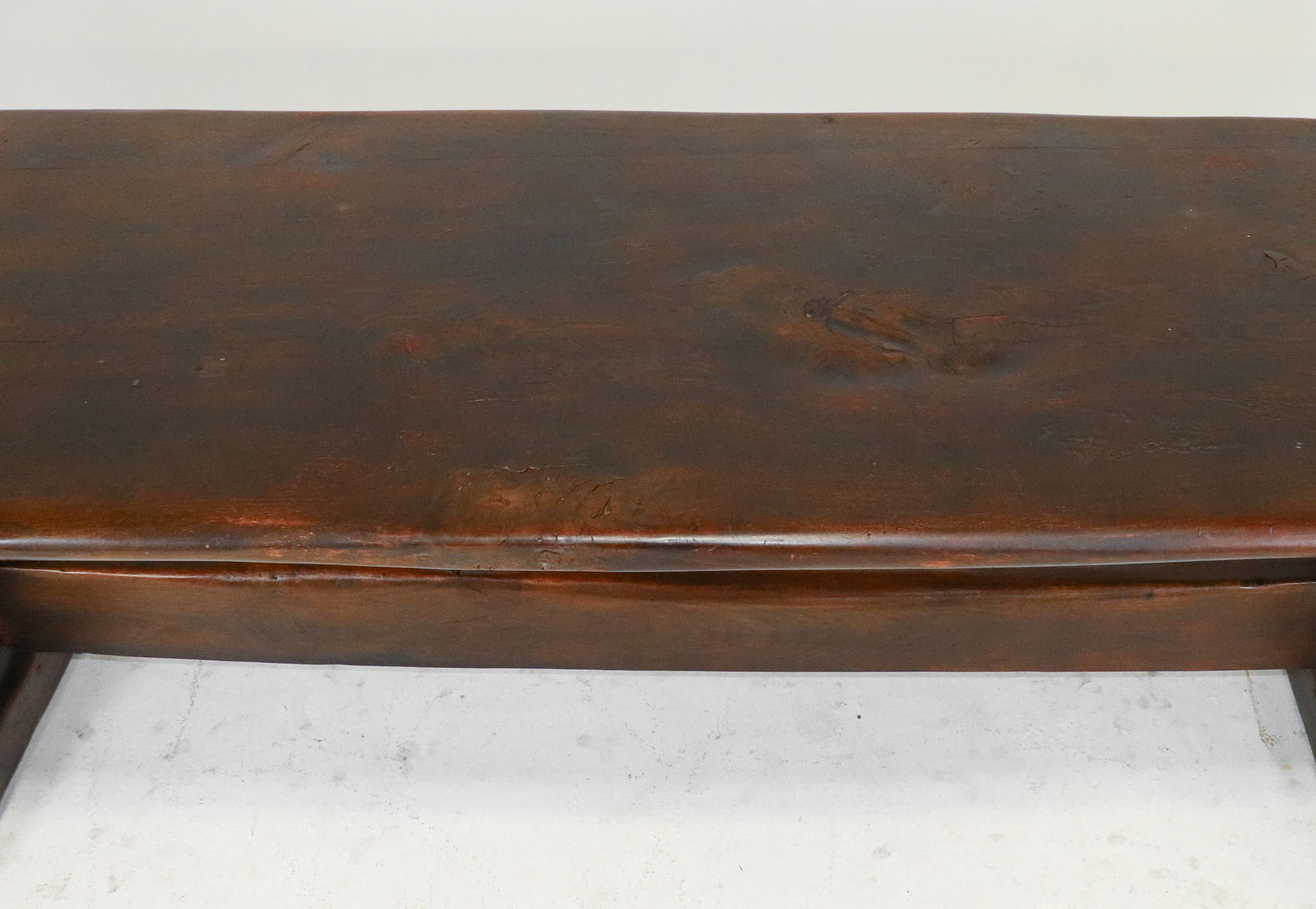 French Solid Oak Large Farmhouse Table - 3