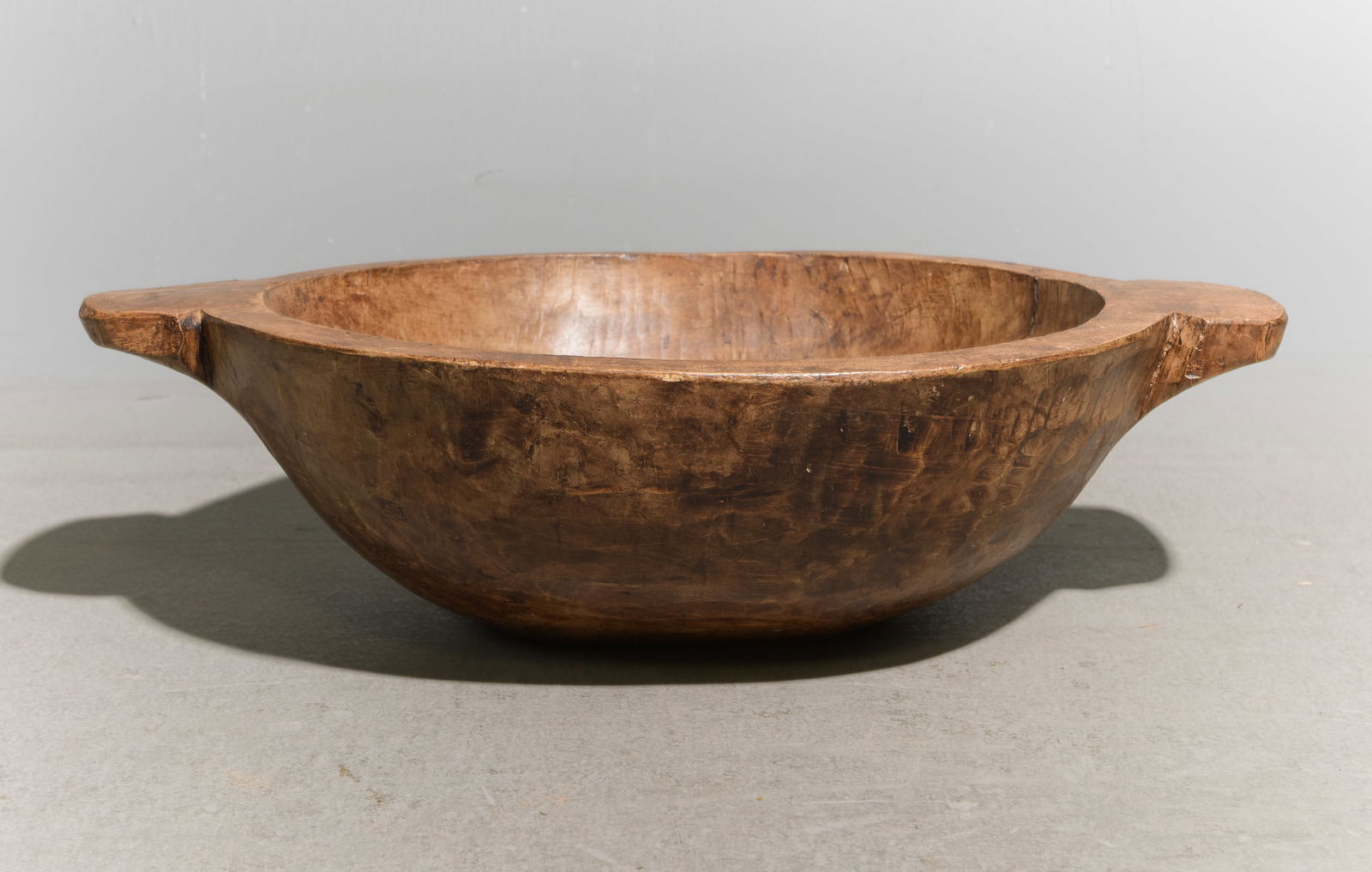 European Waxed Dough Bowl #1: European Waxed Dough Bowl - 8 in tall x 30 x 20.5